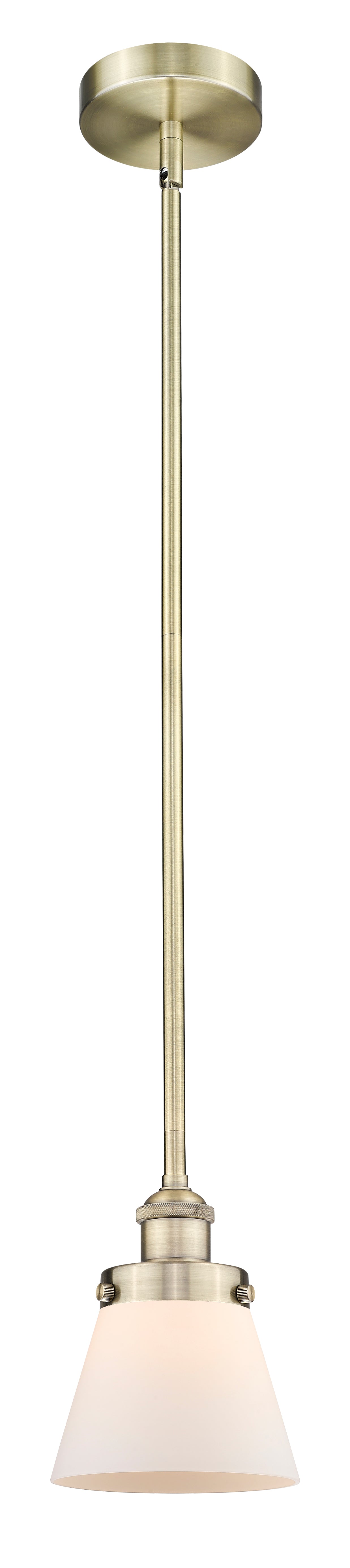 Edison Mini Pendant Antique Brass Finish
