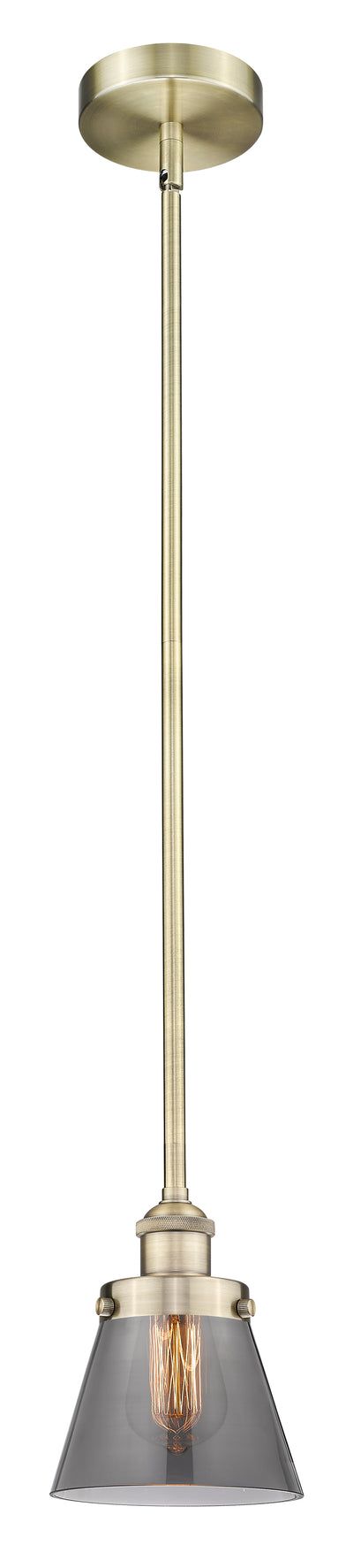 Edison Mini Pendant Antique Brass Finish