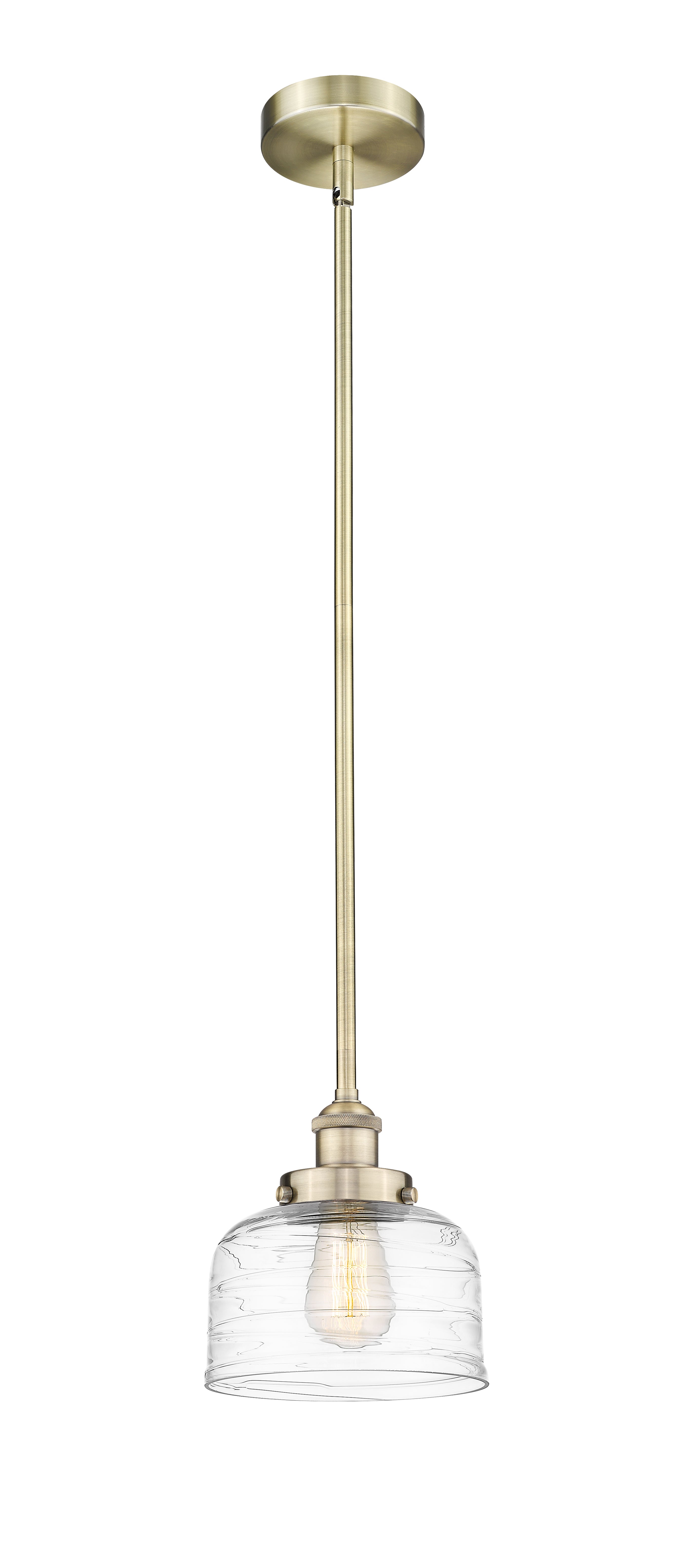 Edison Mini Pendant Antique Brass Finish