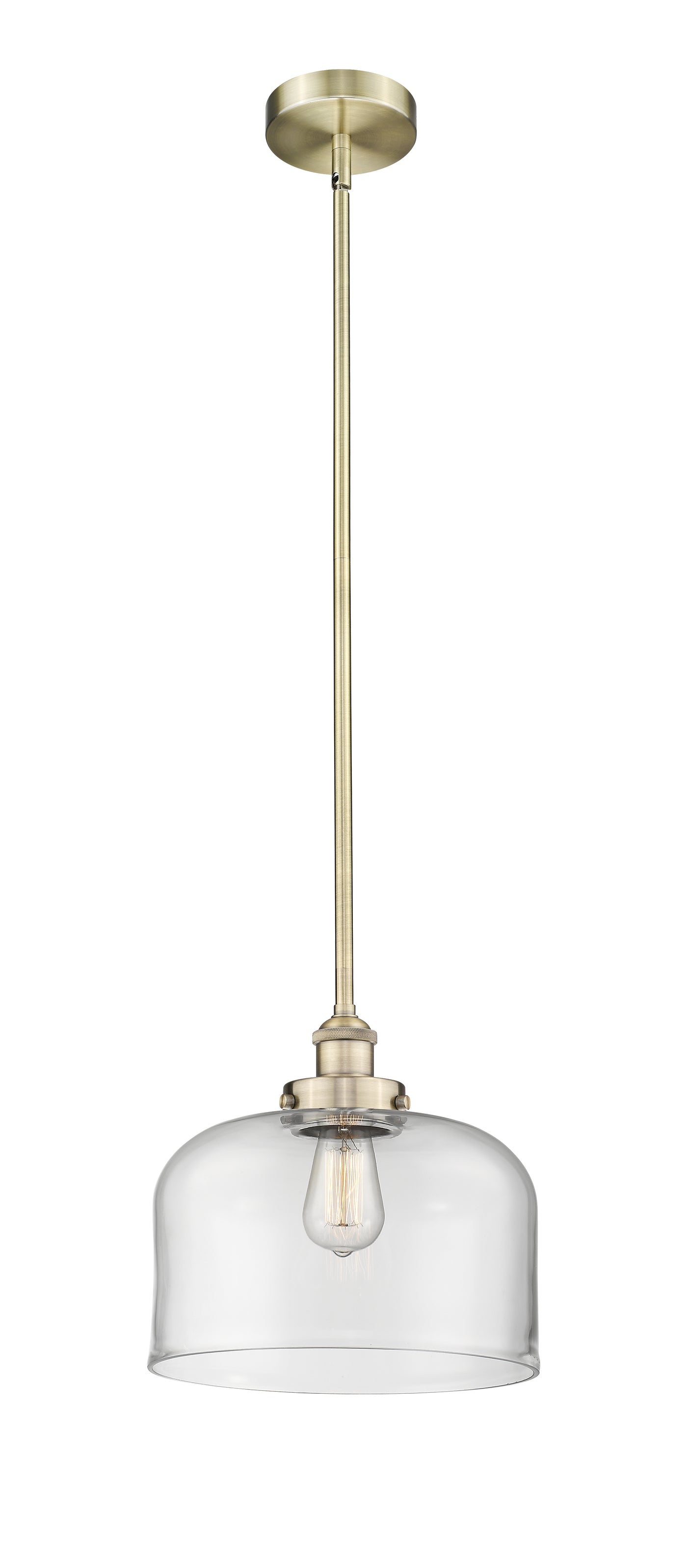 Edison Mini Pendant Antique Brass Finish