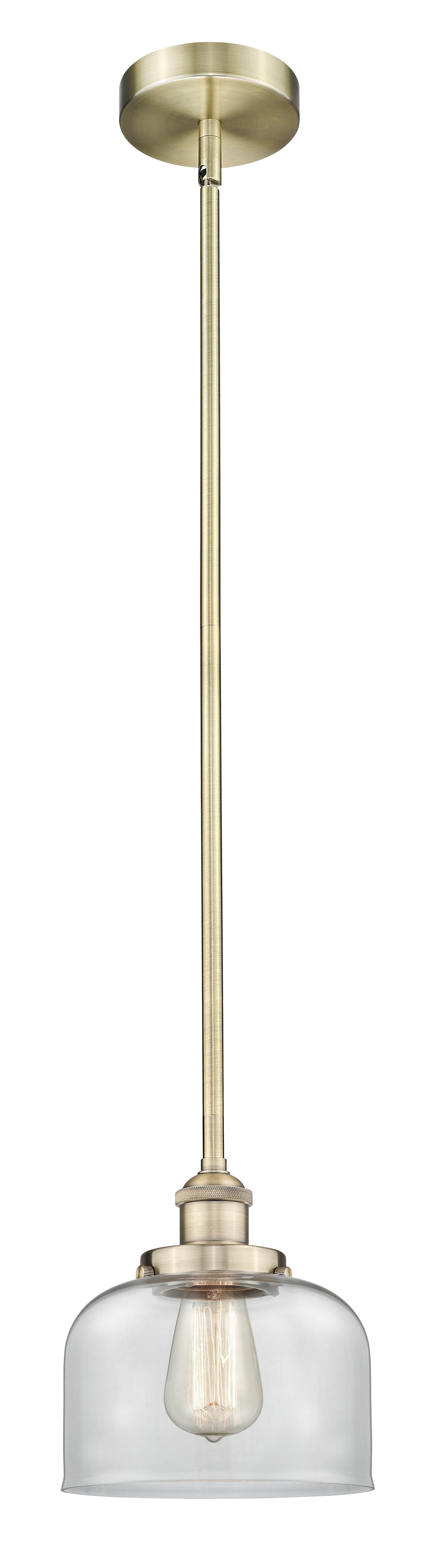 Edison Mini Pendant Antique Brass Finish