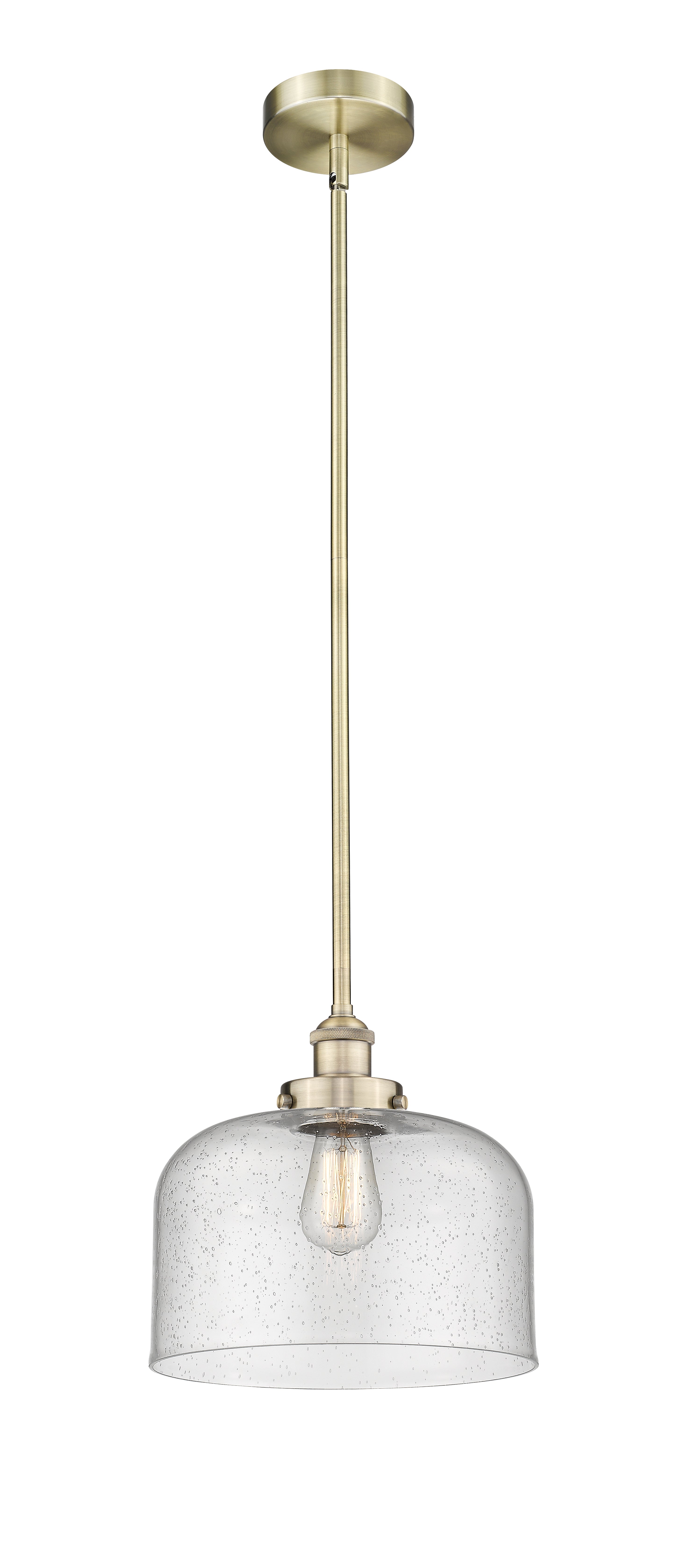 Edison Mini Pendant Antique Brass Finish