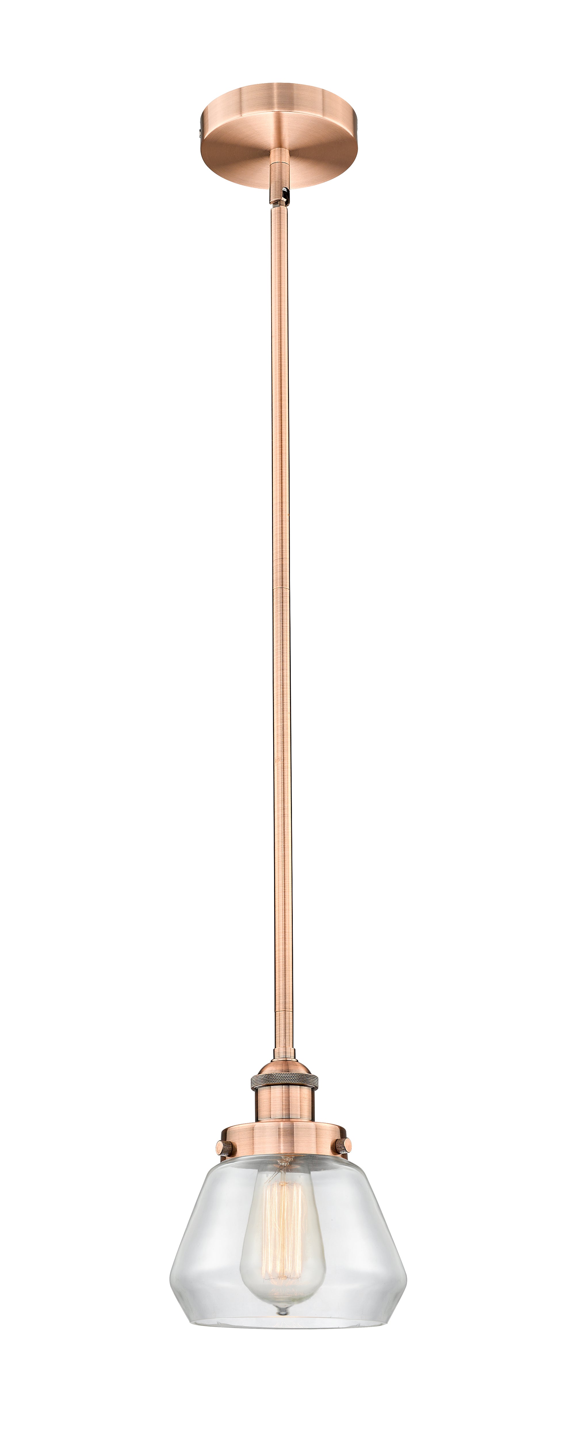 Edison Mini Pendant Antique Brass Finish