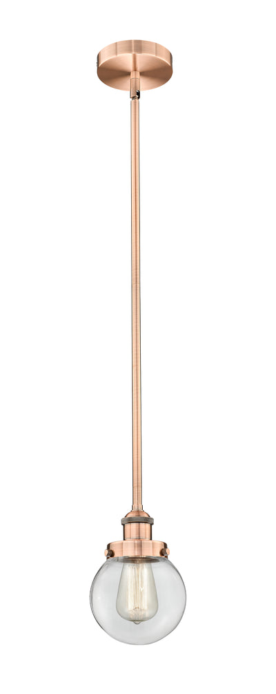 Edison Mini Pendant Antique Brass Finish