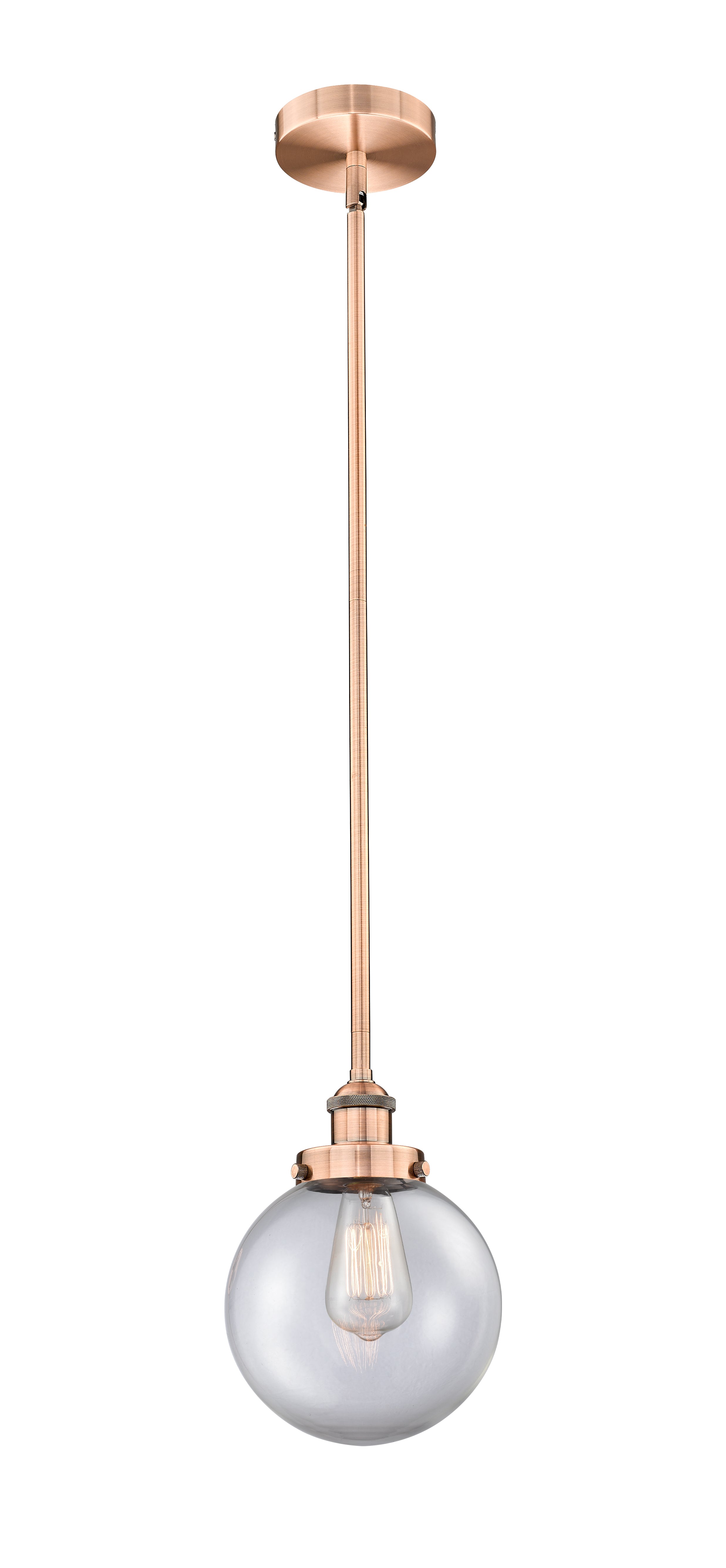 Edison Mini Pendant Antique Brass Finish