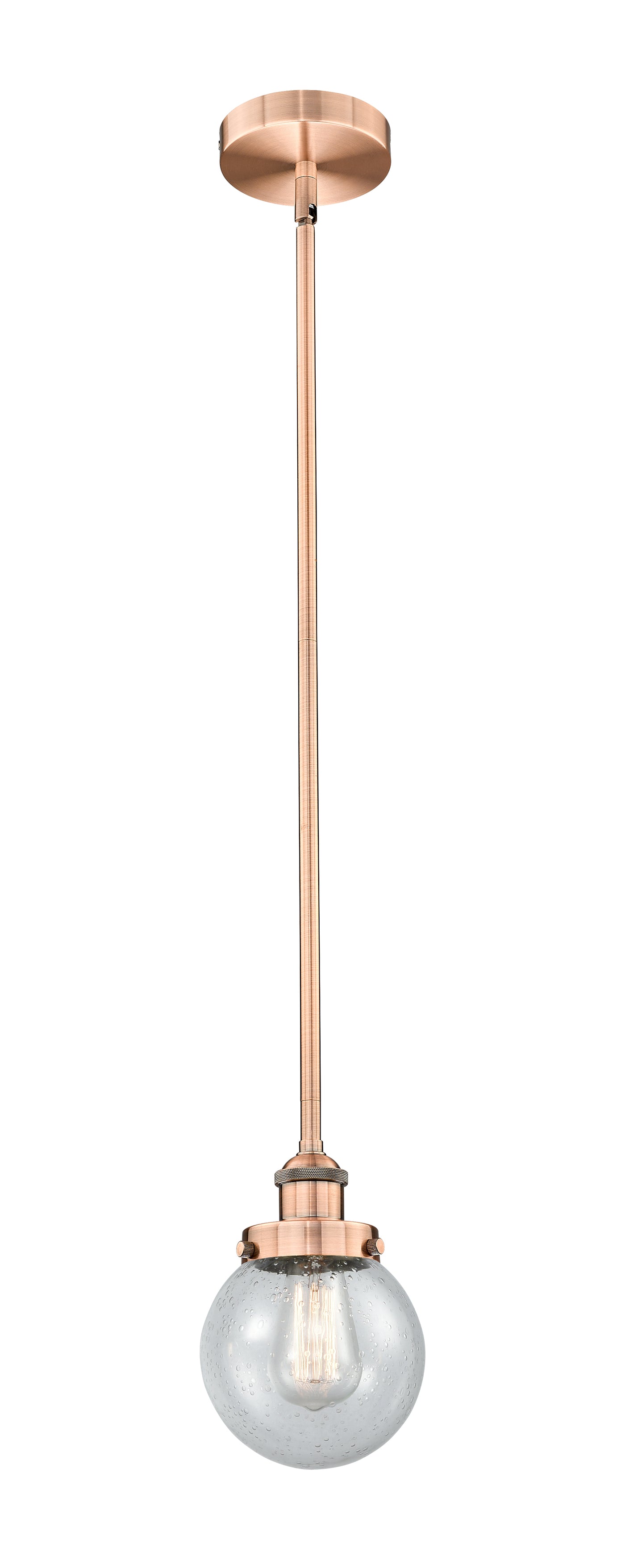 Edison Mini Pendant Antique Brass Finish