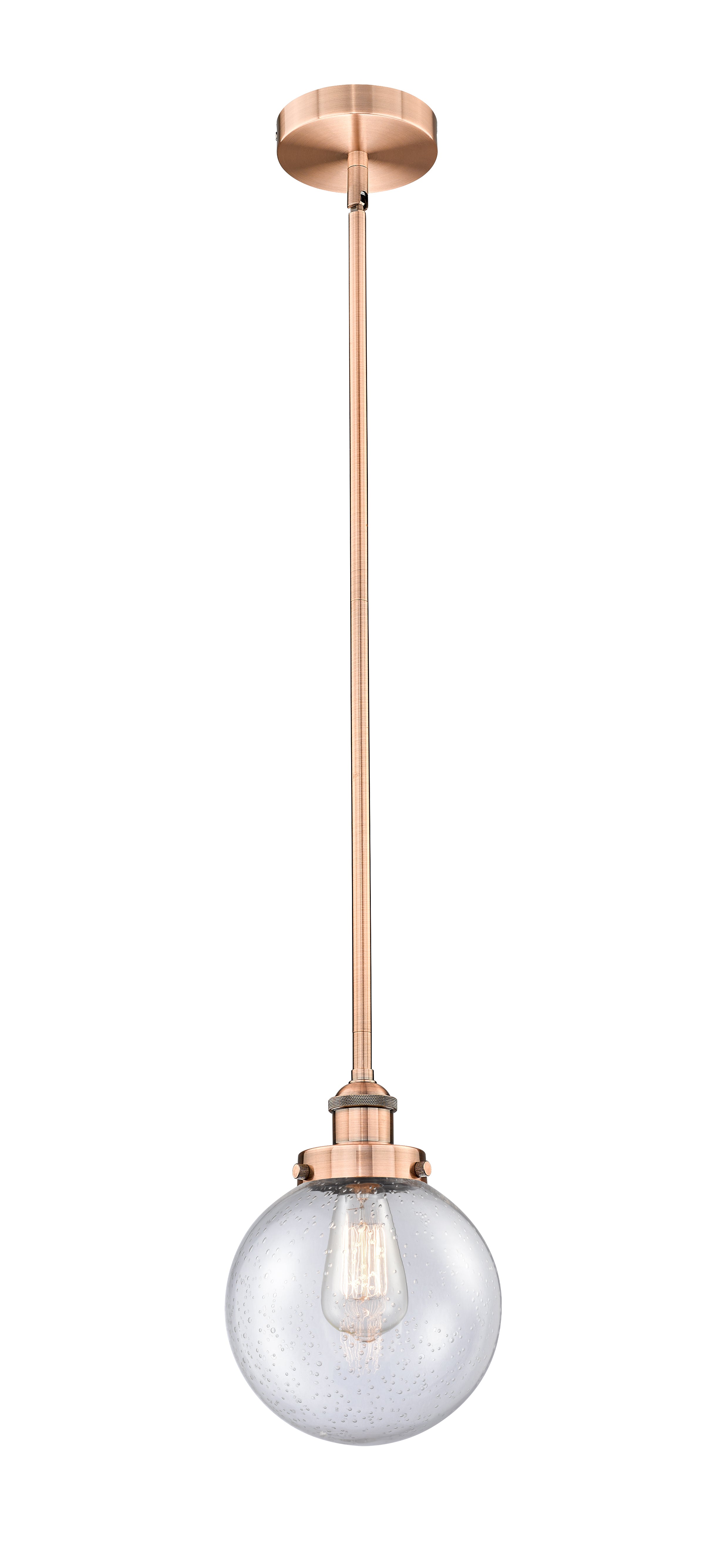 Edison Mini Pendant Brass Antique Finish