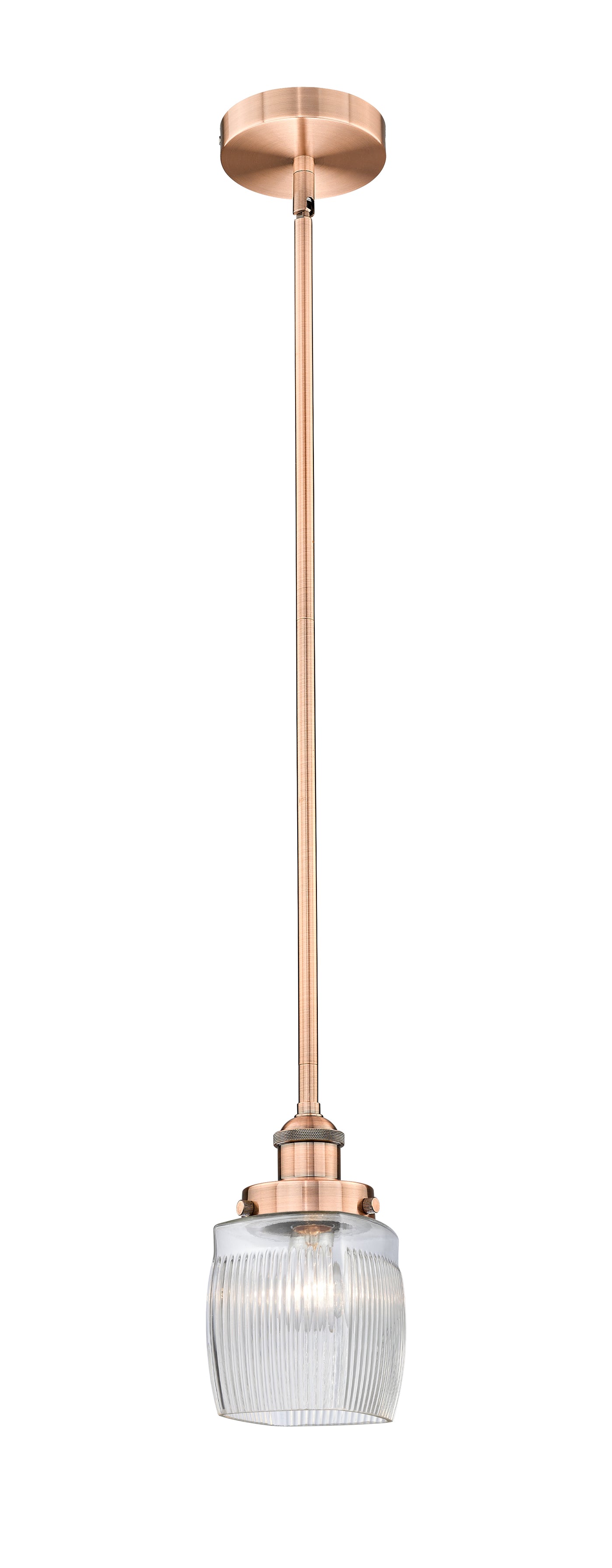 Edison Mini Pendant Antique Brass Finish