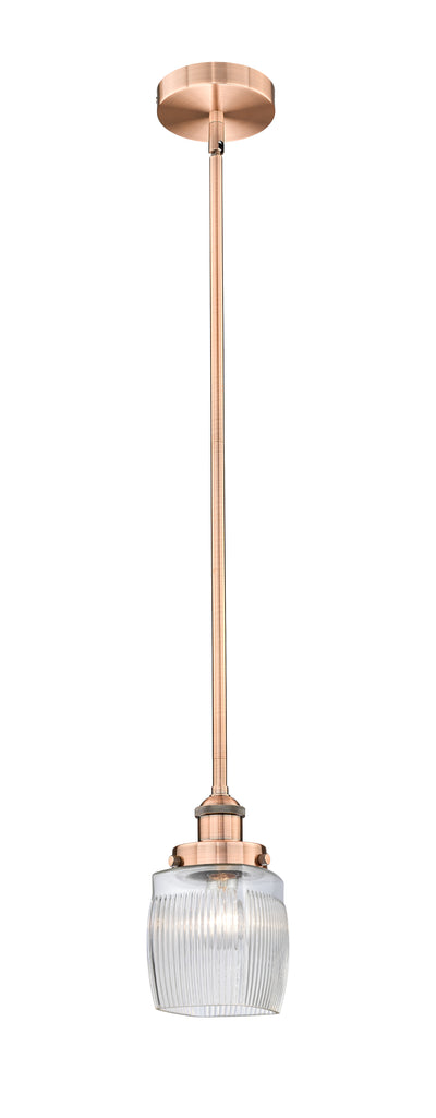 Edison Mini Pendant Antique Brass Finish