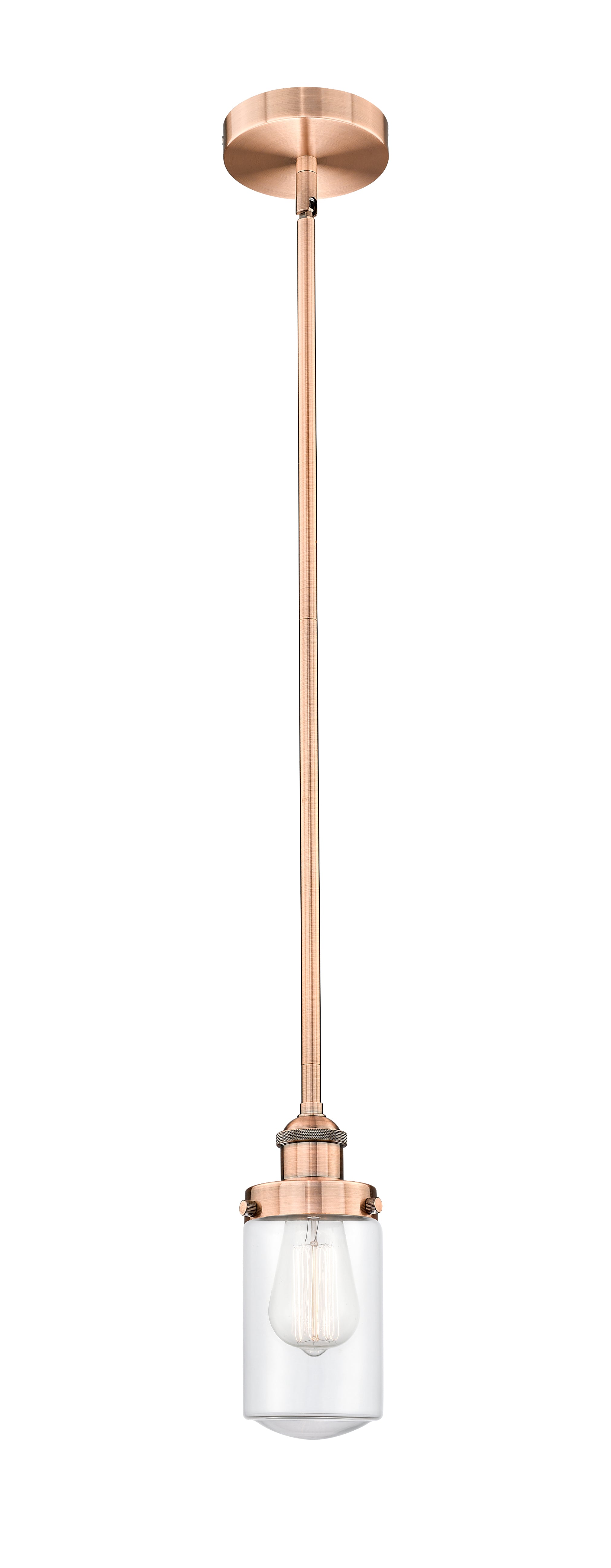 Edison Mini Pendant Antique Brass Finish