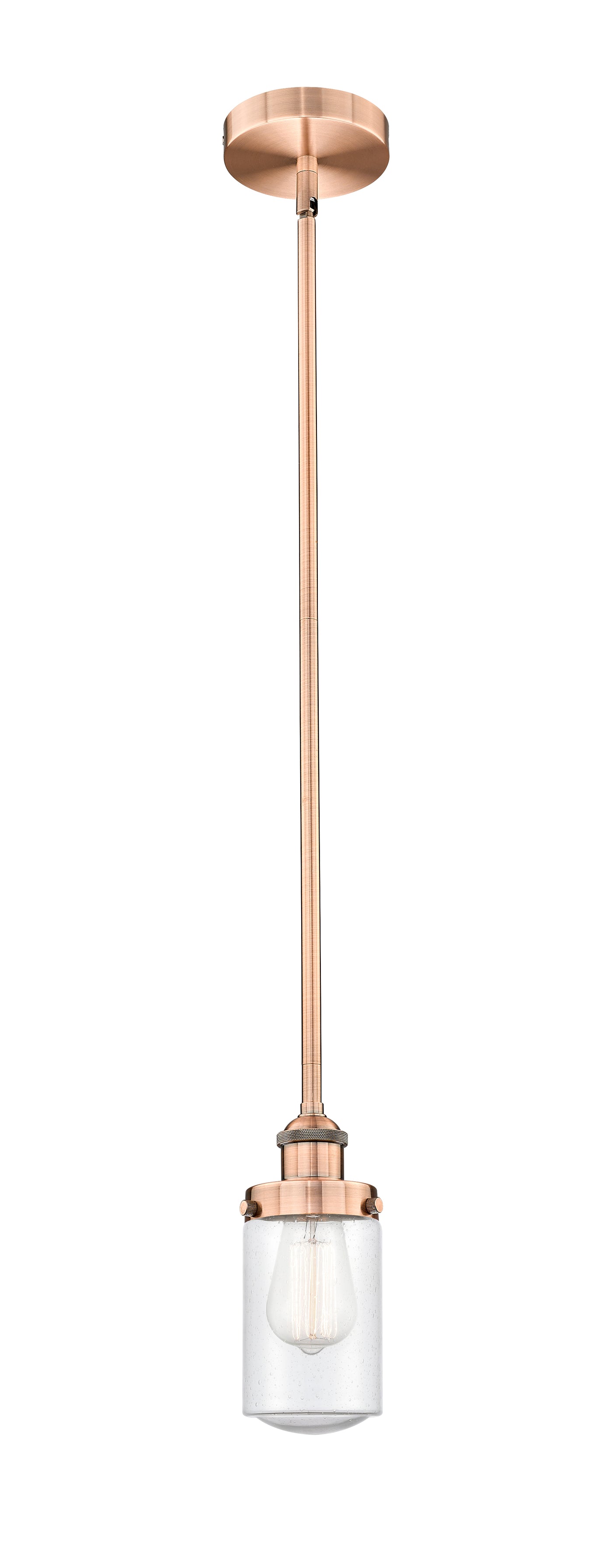 Edison Mini Pendant Antique Brass Finish