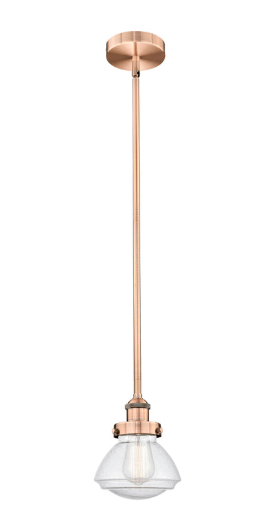 Edison Mini Pendant Cast Brass Antique