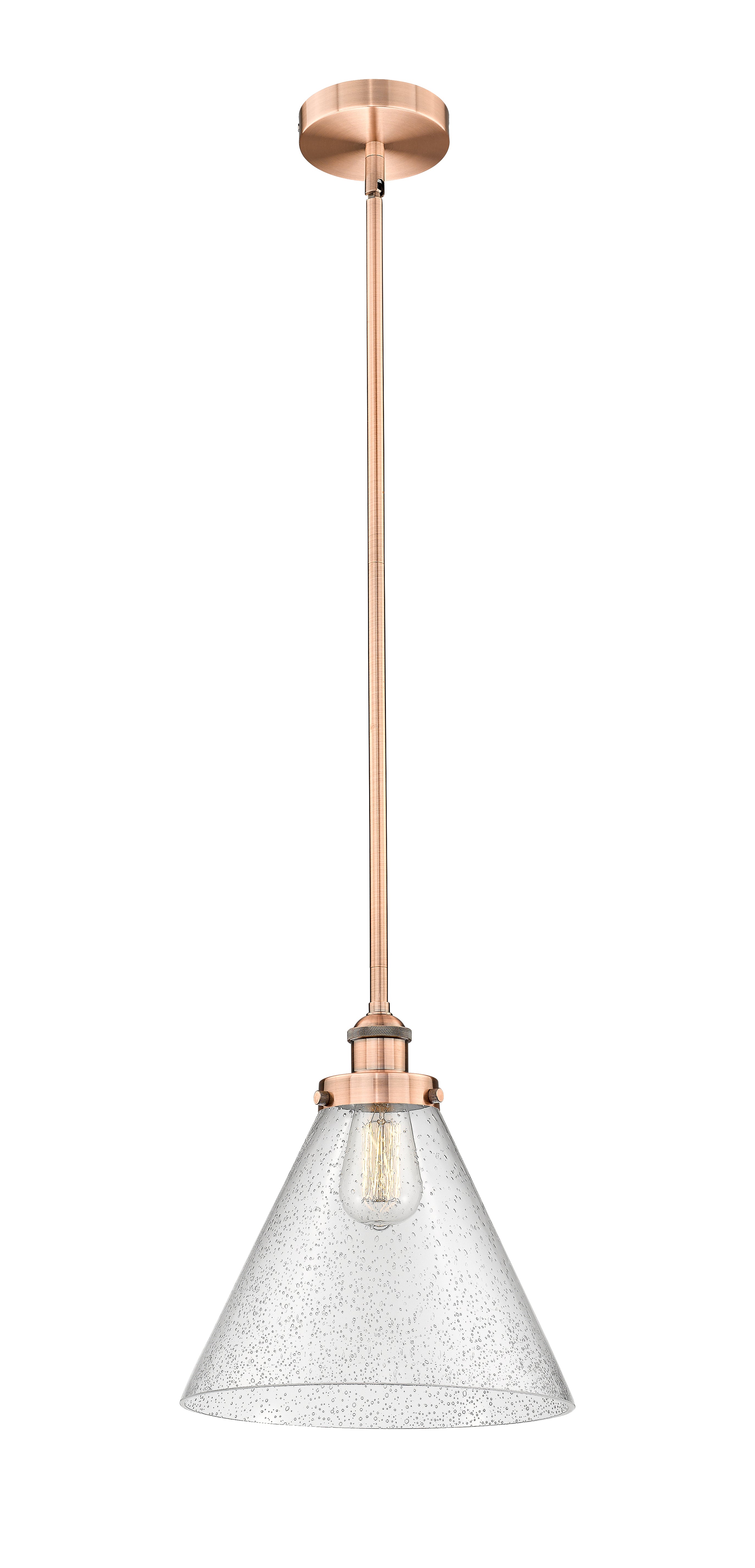 Edison Mini Pendant Cast Brass Finish