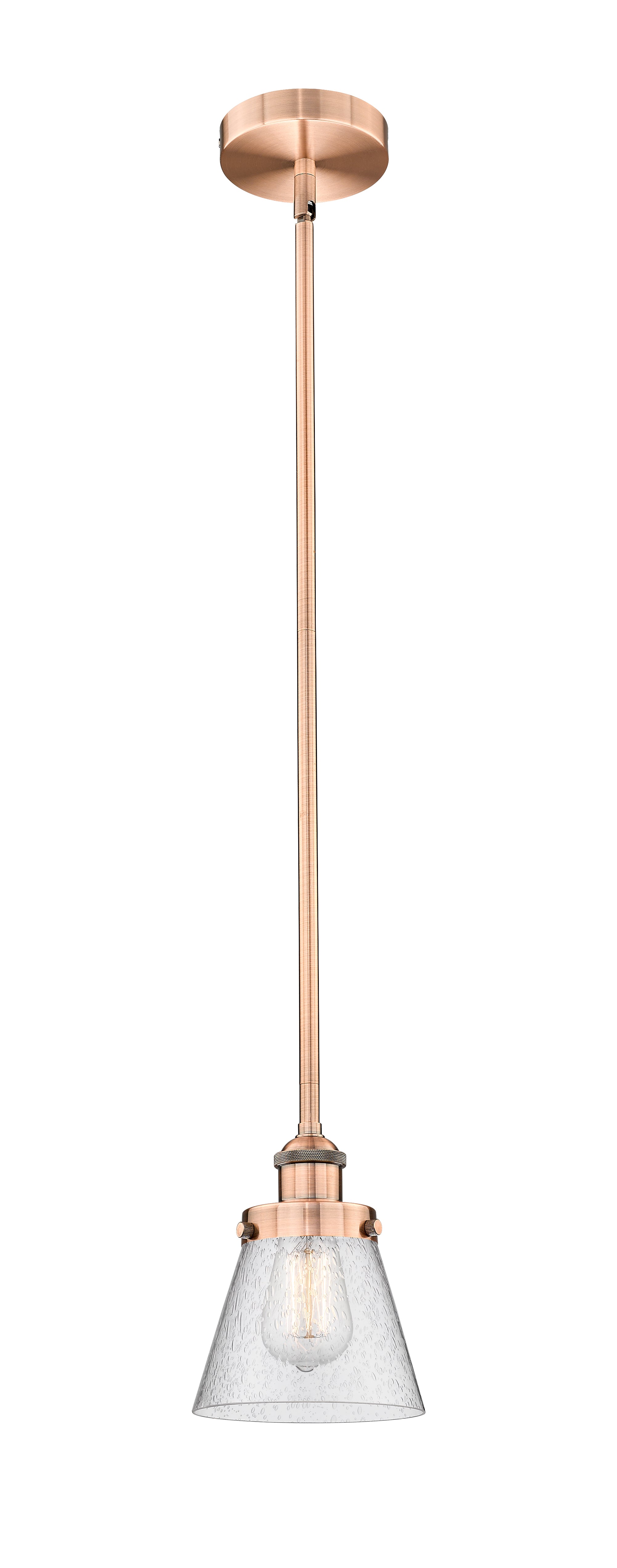Edison Mini Pendant Antique Brass Finish