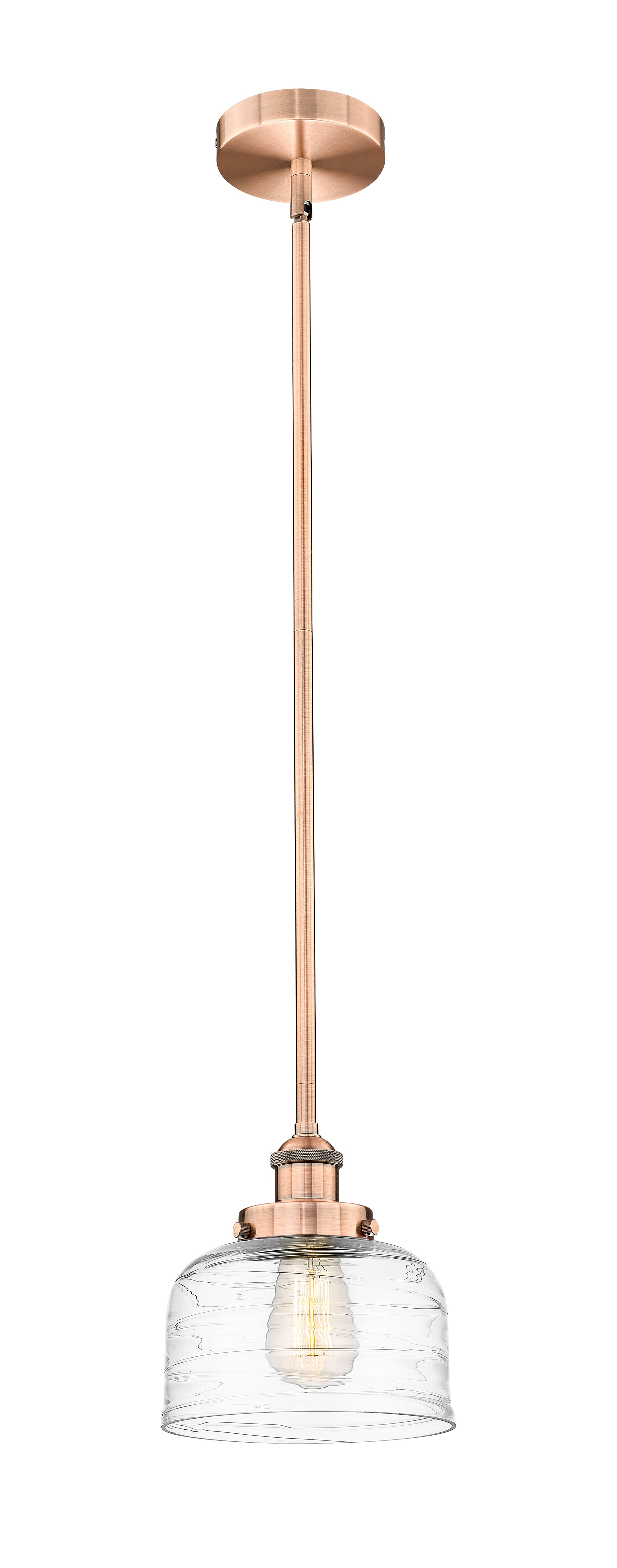 Edison Mini Pendant Antique Brass Finish
