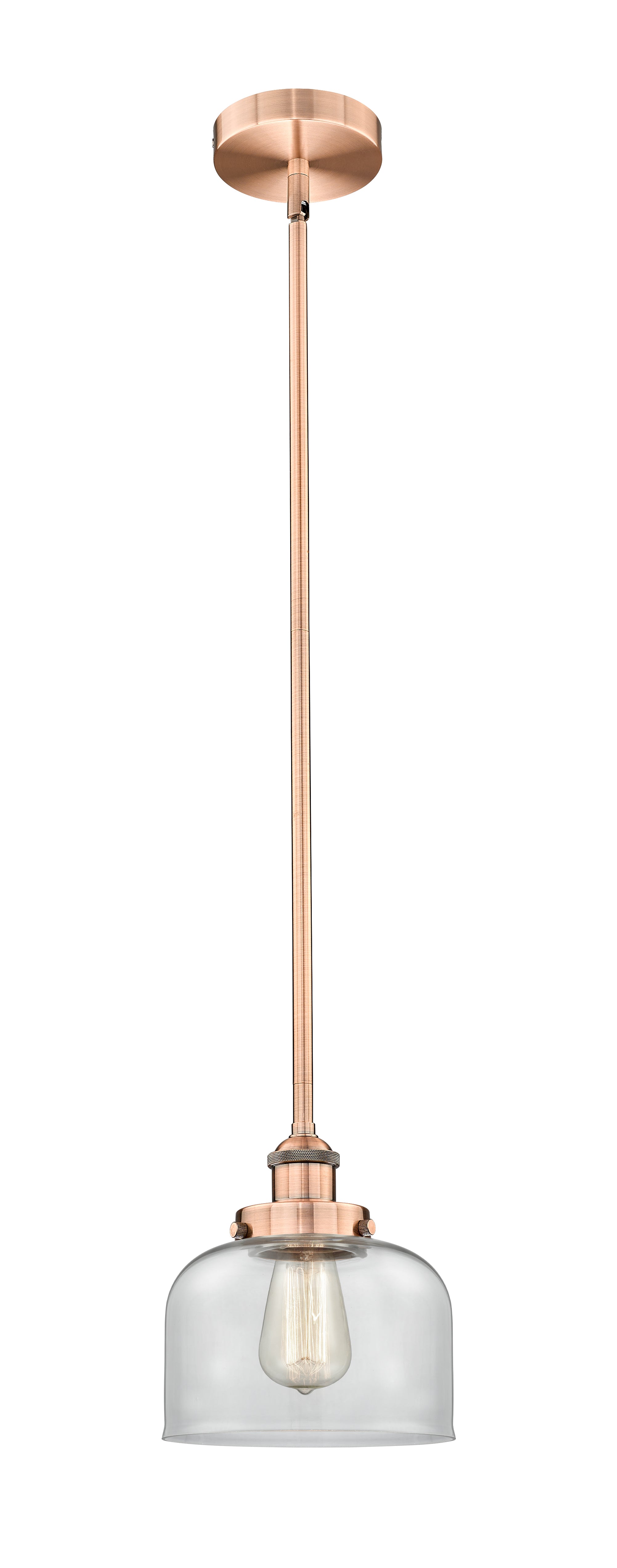Edison Mini Pendant Antique Brass Finish