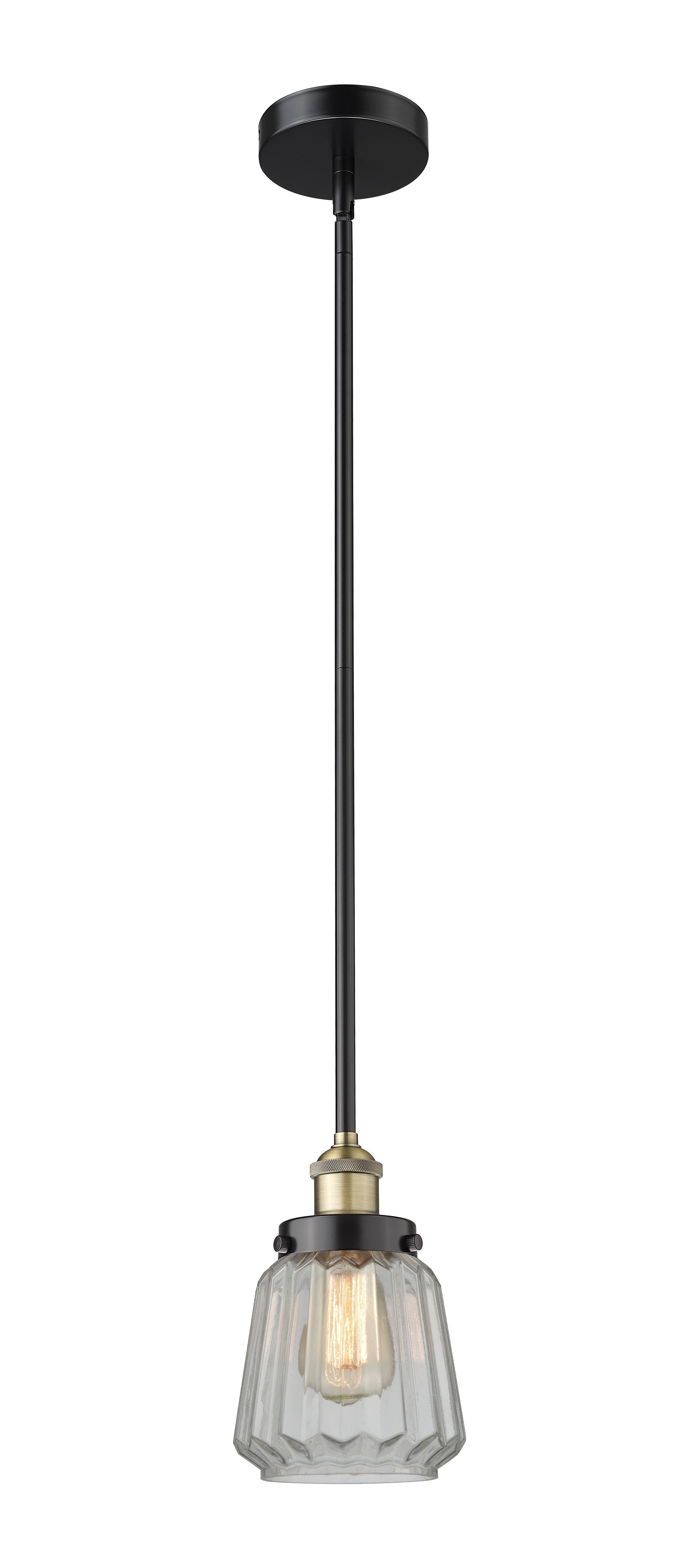 Edison Mini Pendant Antique Brass Finish