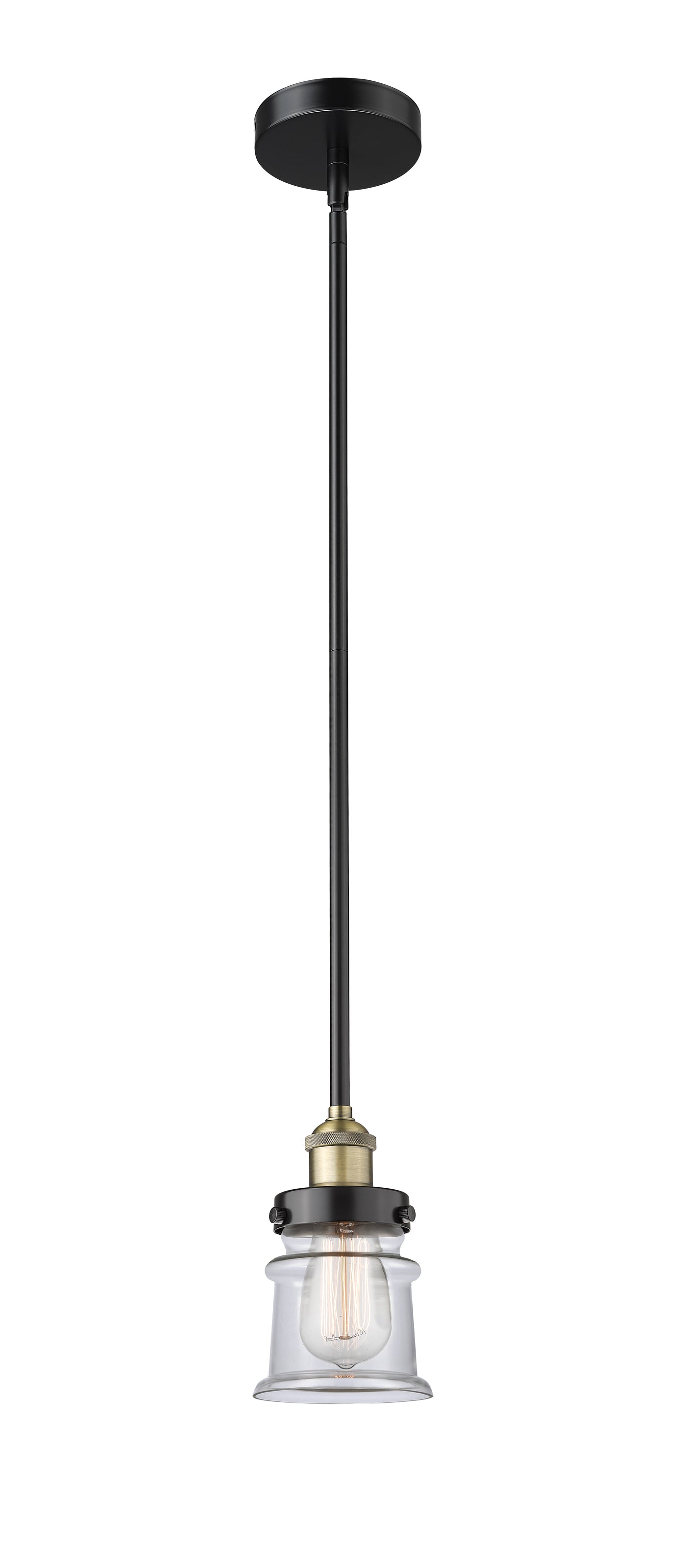 Edison Mini Pendant Antique Brass Finish