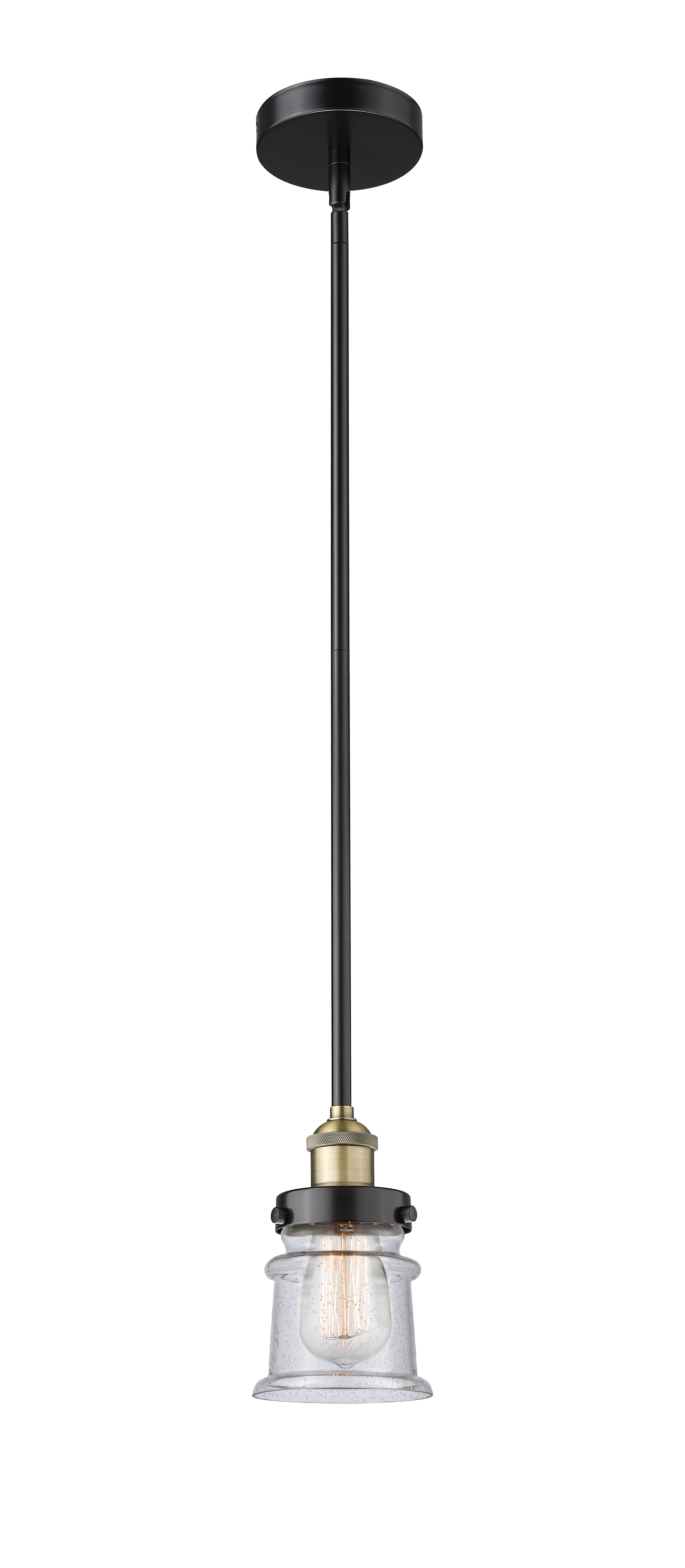 Edison Mini Pendant Antique Brass Finish