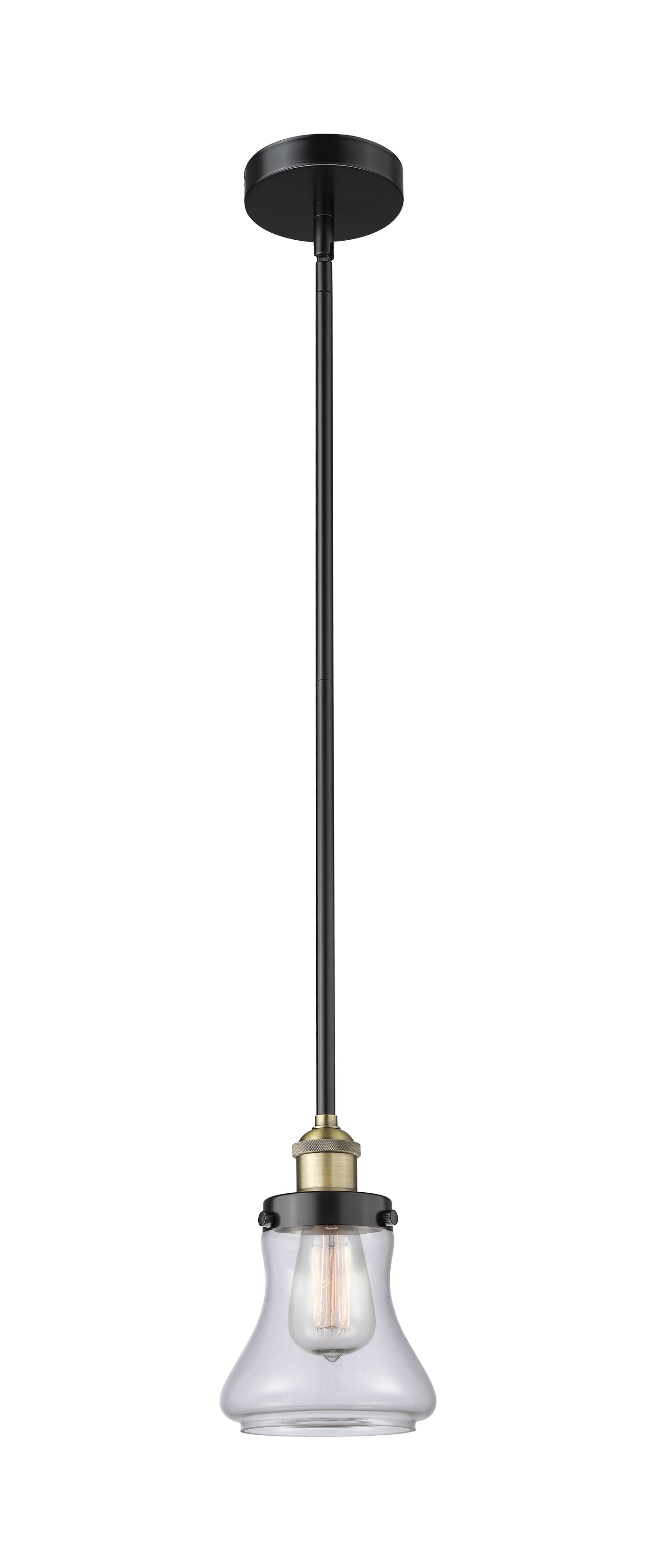 Edison Mini Pendant Cast Brass 6.125 Inch