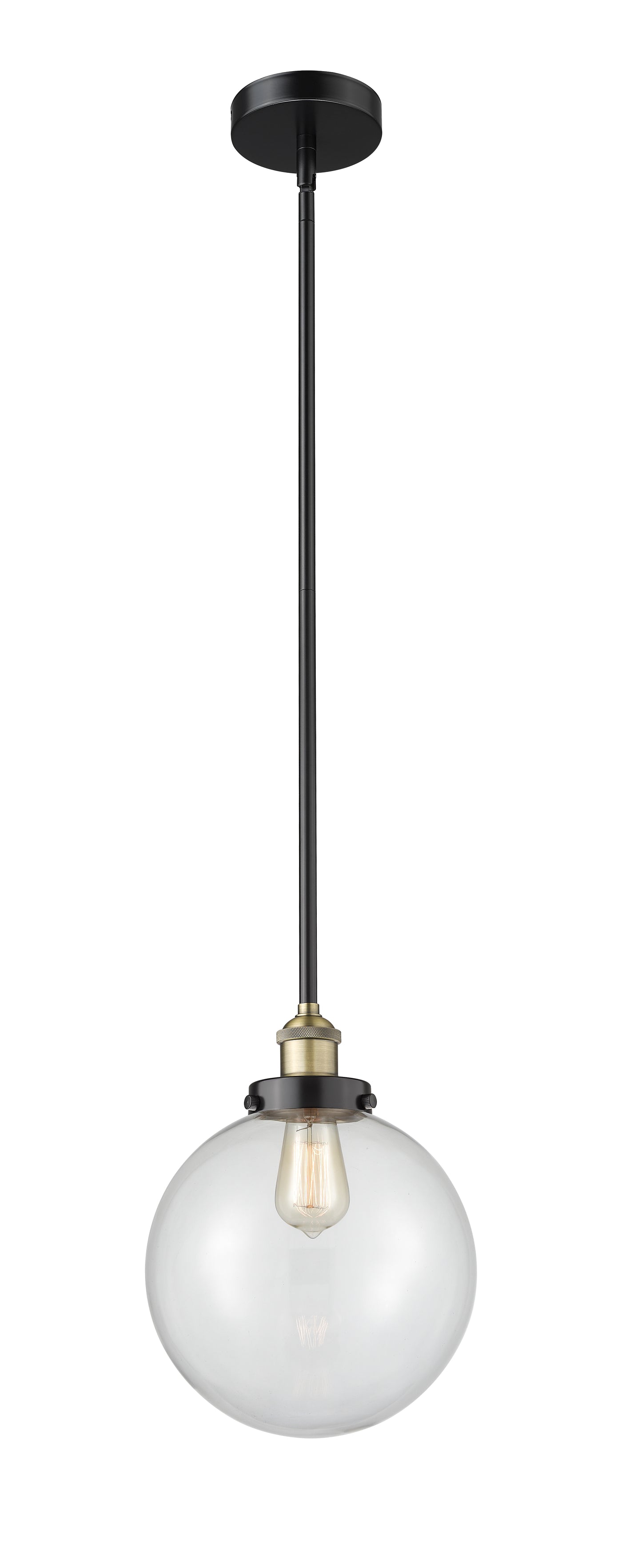 Edison Mini Pendant Antique Brass Cast