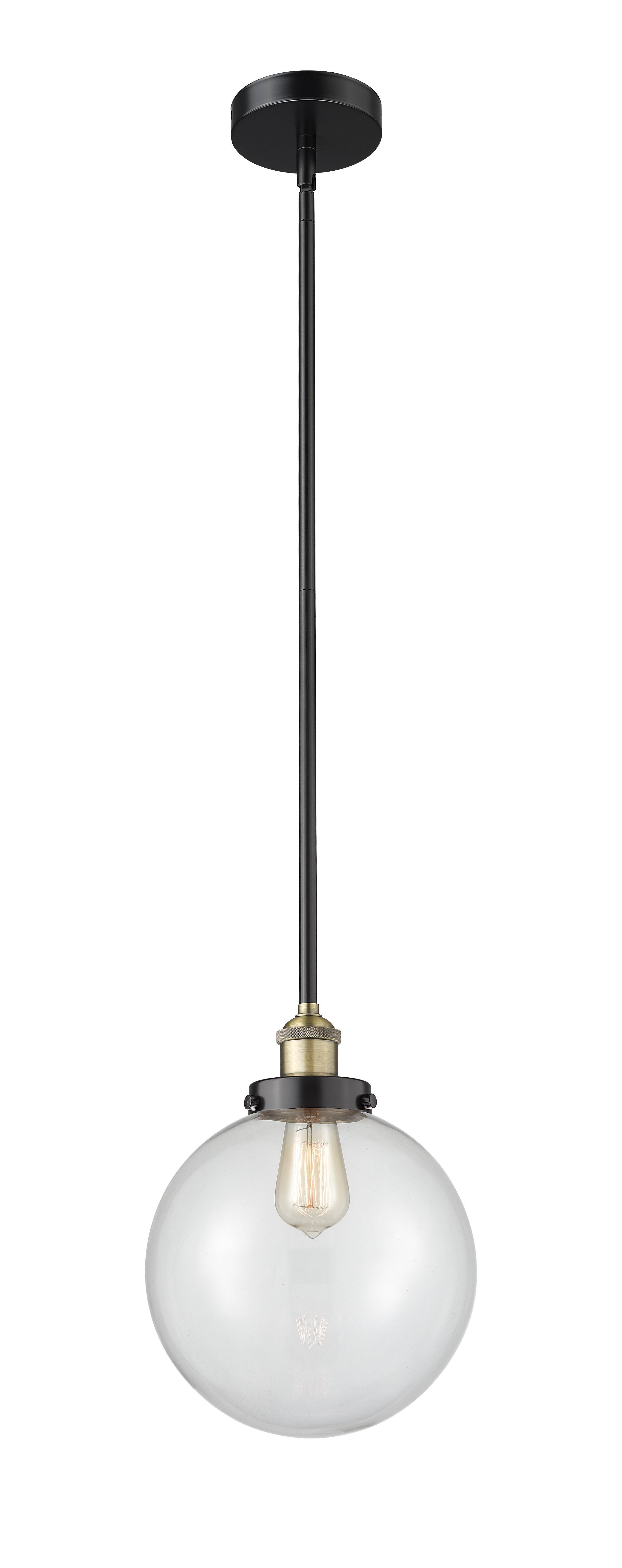Edison Mini Pendant Antique Brass Cast