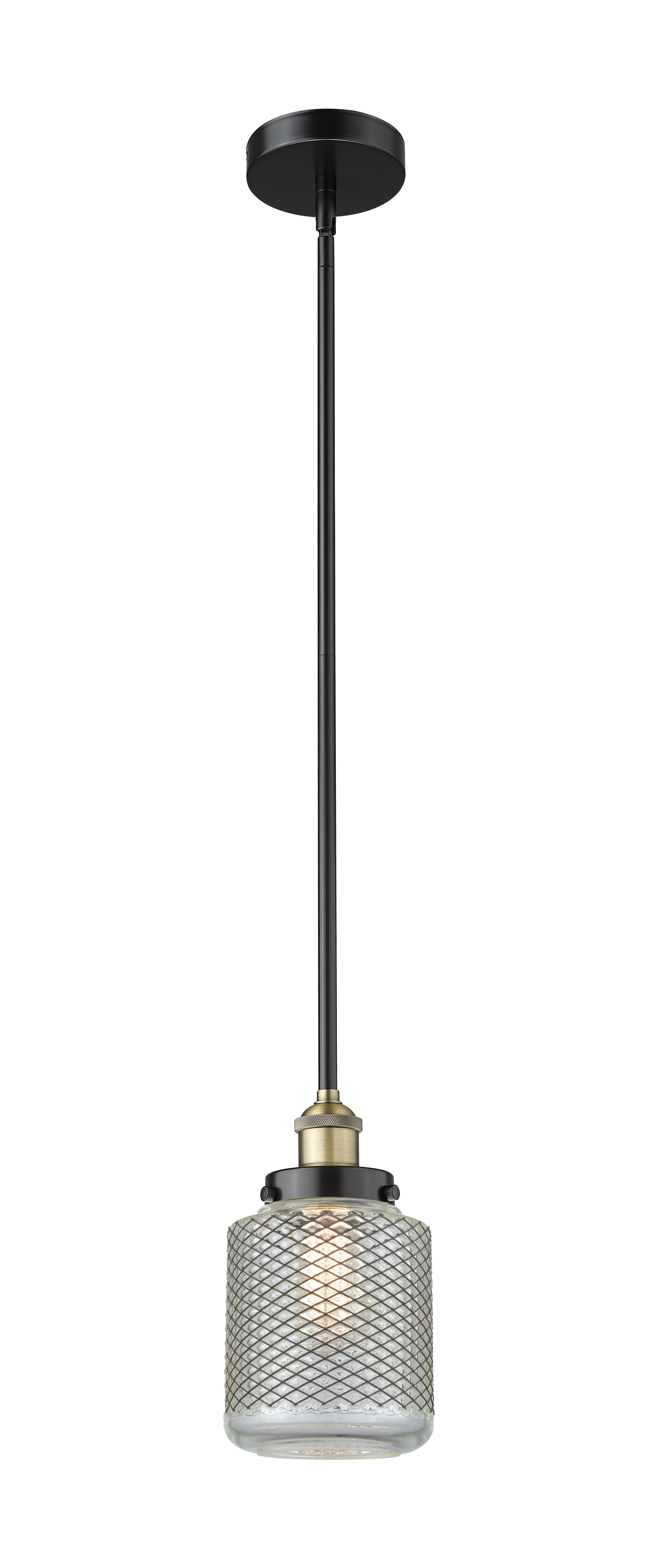 Edison Mini Pendant Antique Brass Finish