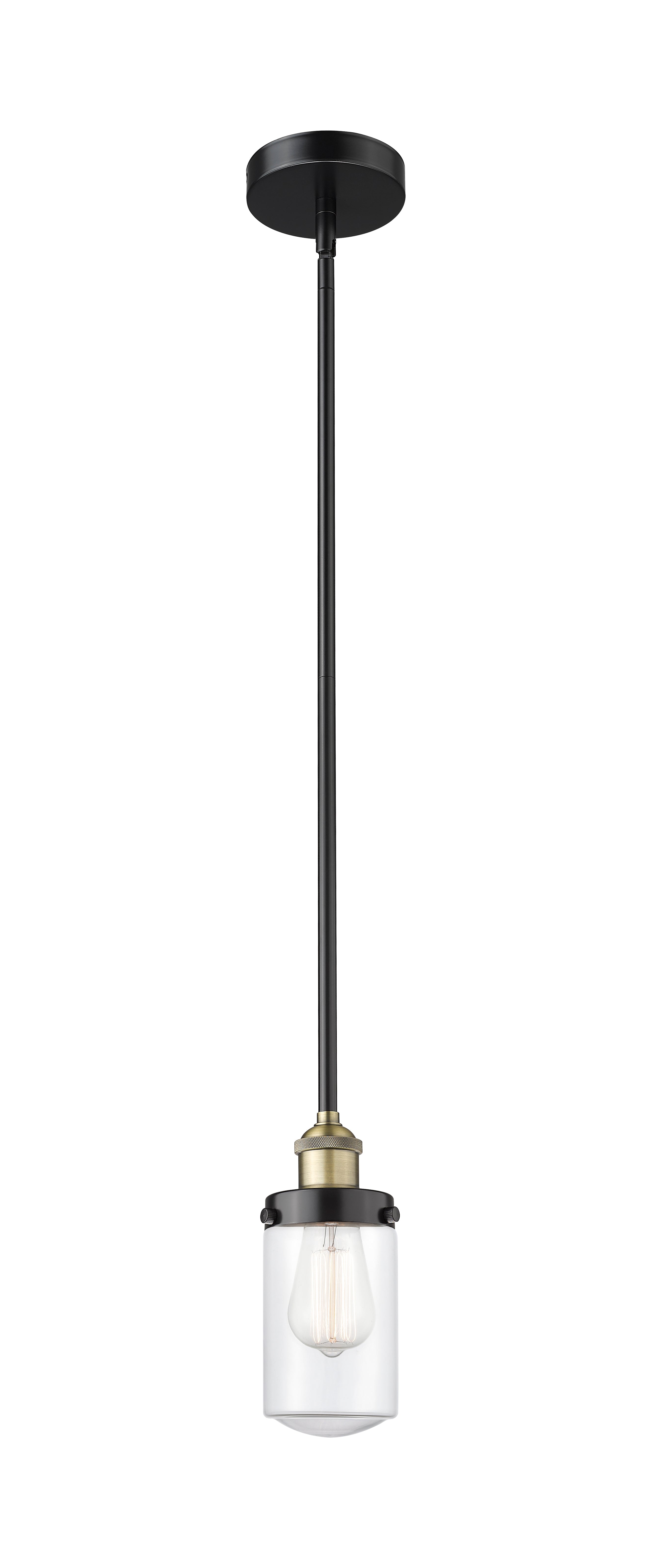 Edison Mini Pendant Antique Brass Finish