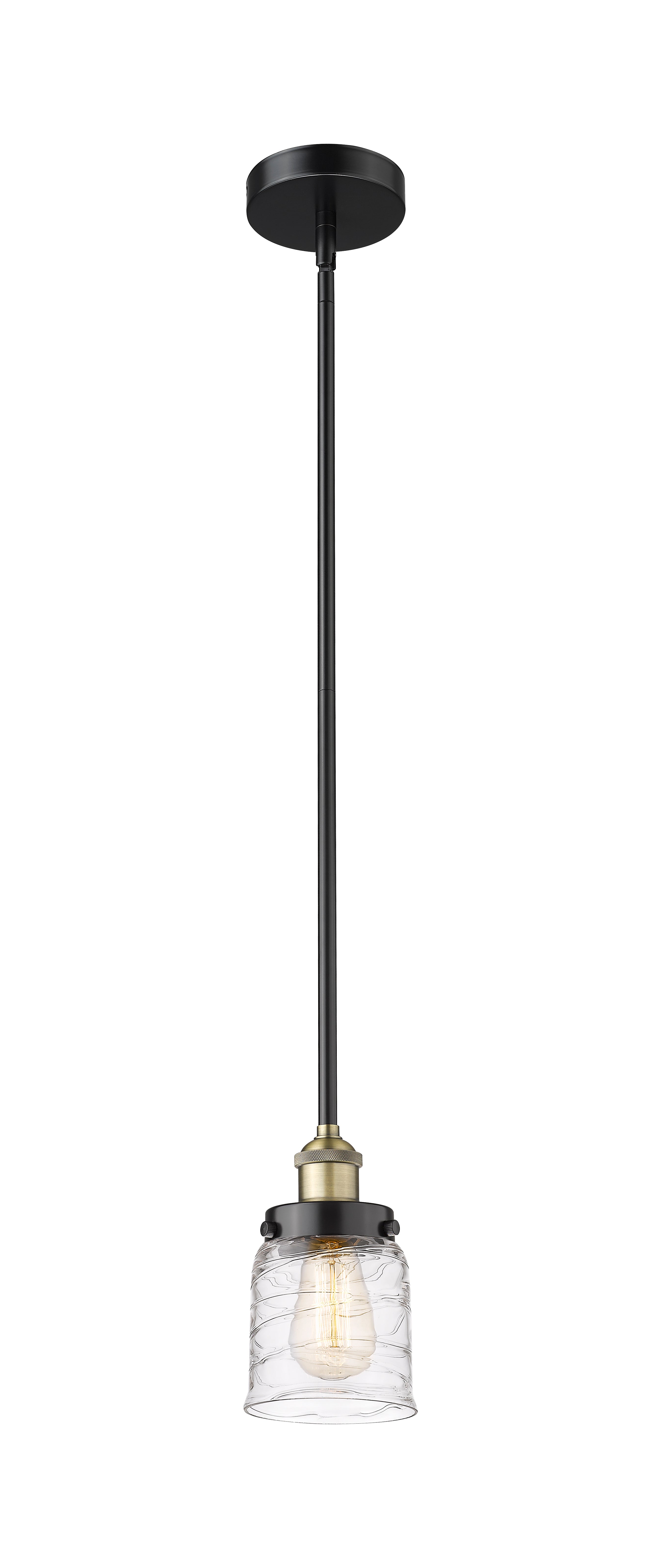 Edison Mini Pendant Antique Brass Finish