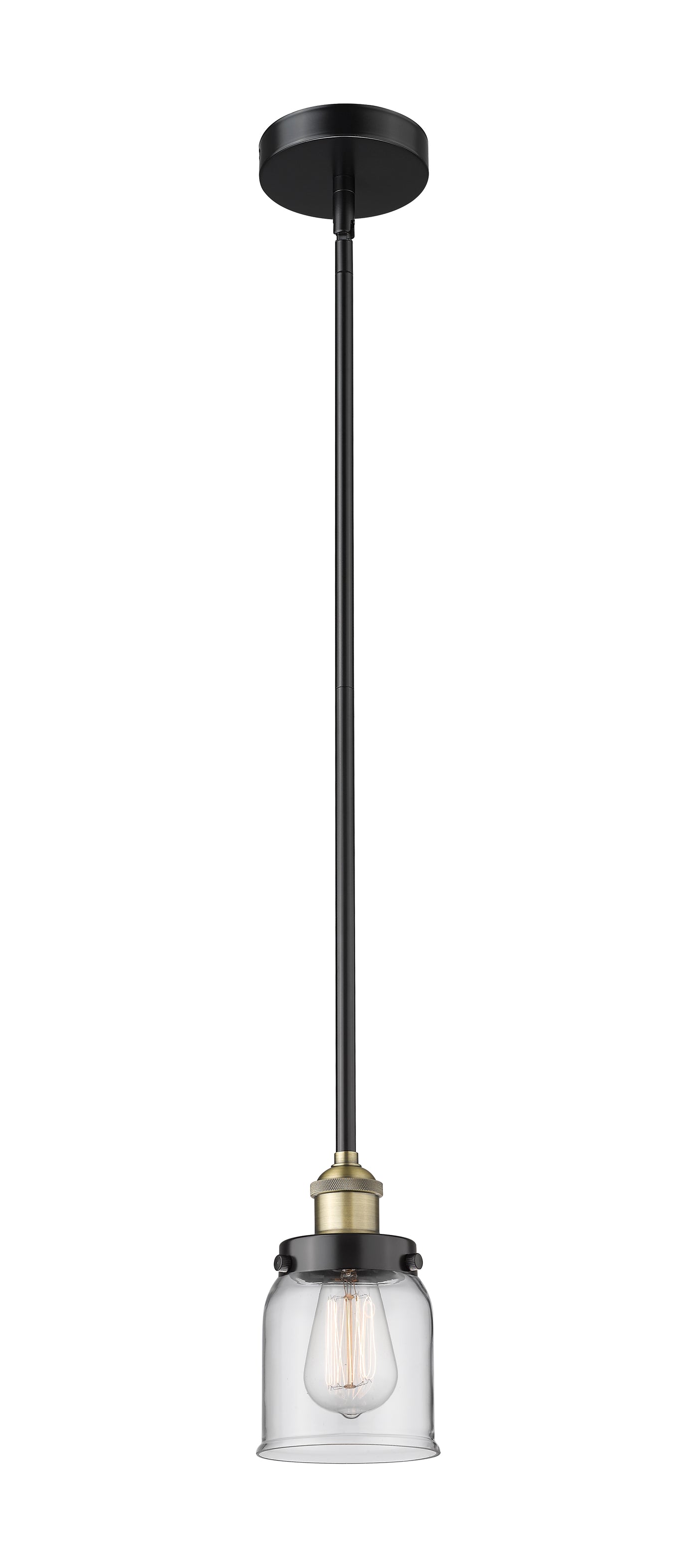 Edison Mini Pendant Antique Brass Finish