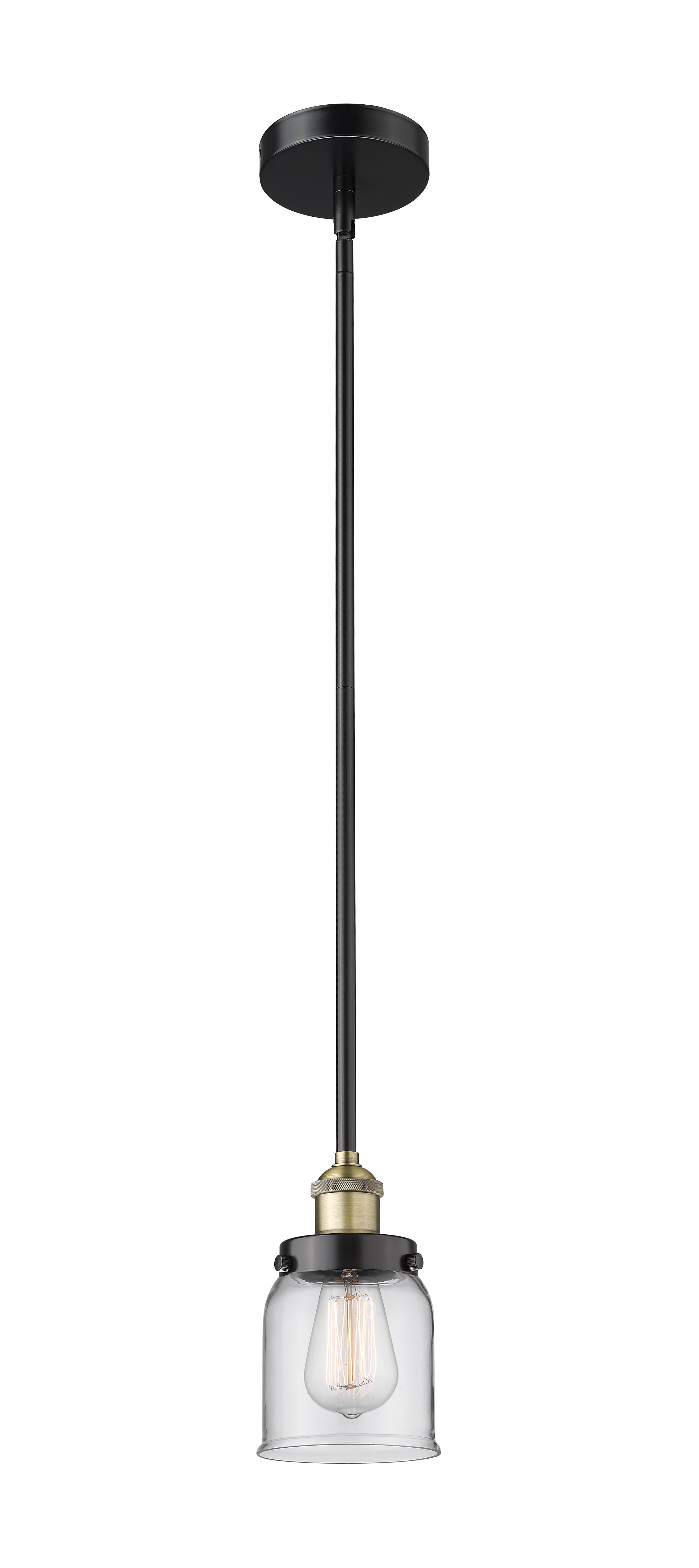 Edison Mini Pendant Antique Brass Finish