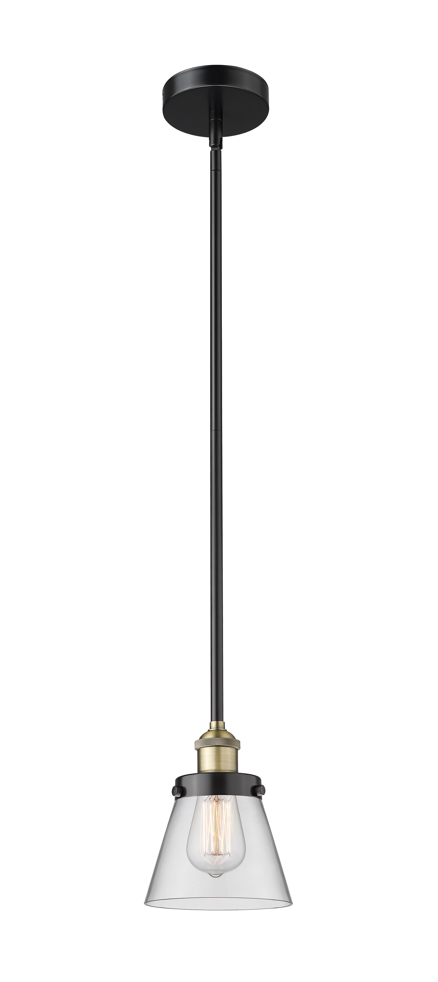 Edison Mini Pendant Antique Brass Finish