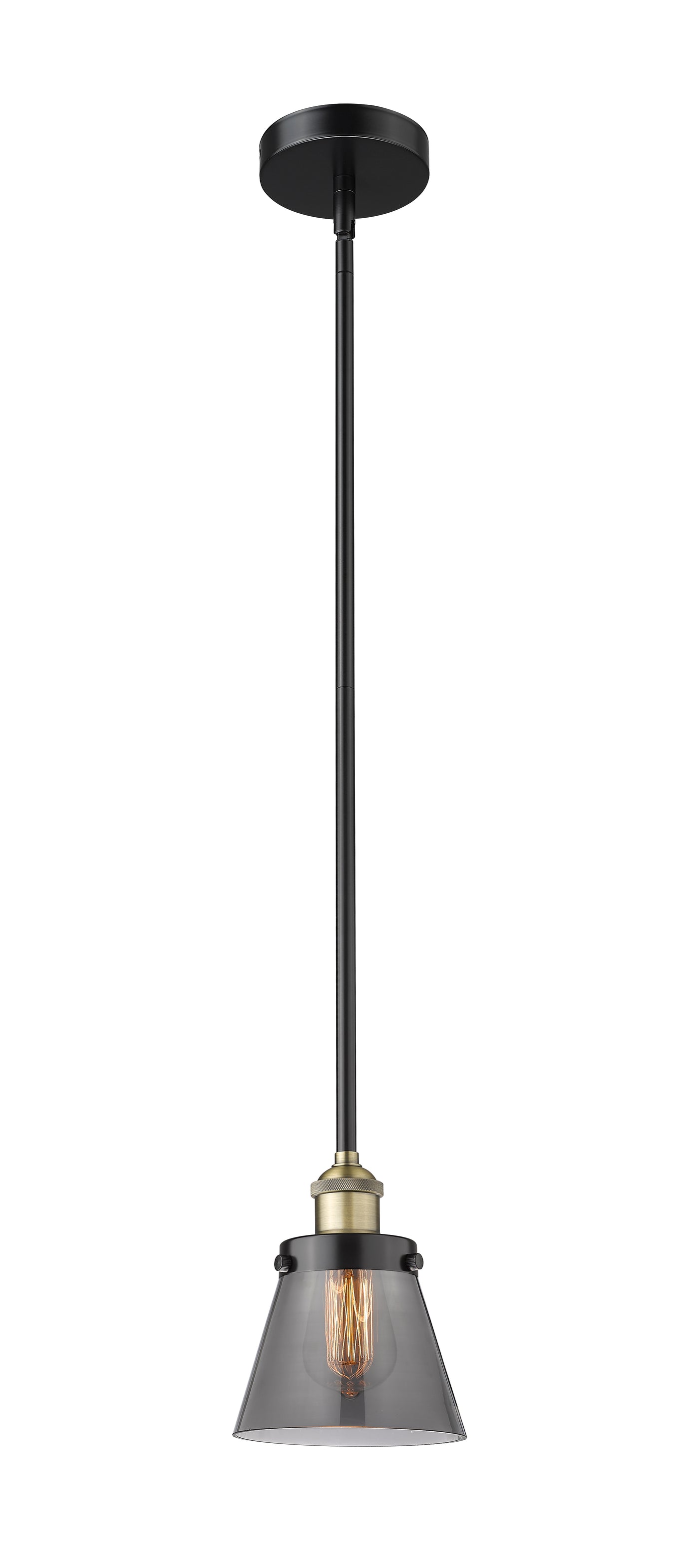 Edison Mini Pendant Antique Brass Finish
