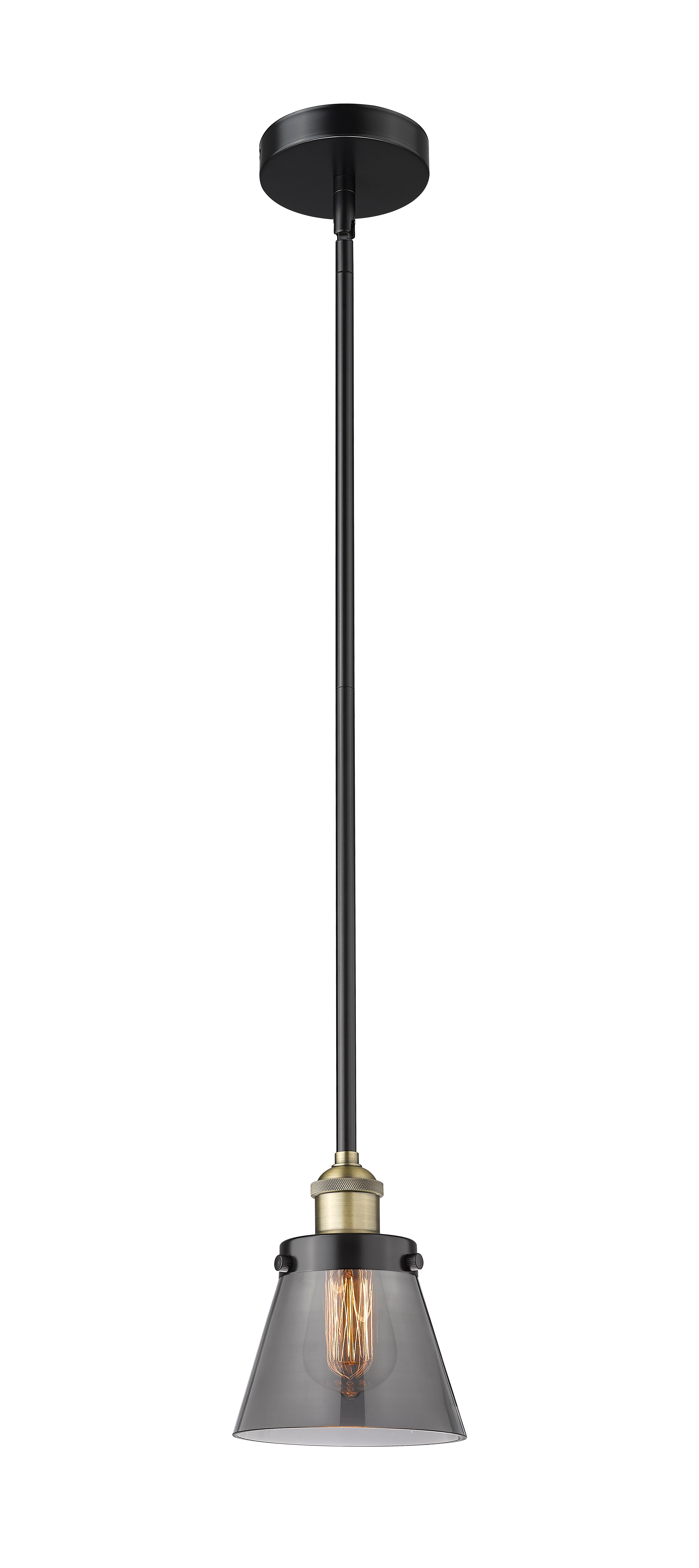 Edison Mini Pendant Antique Brass Finish