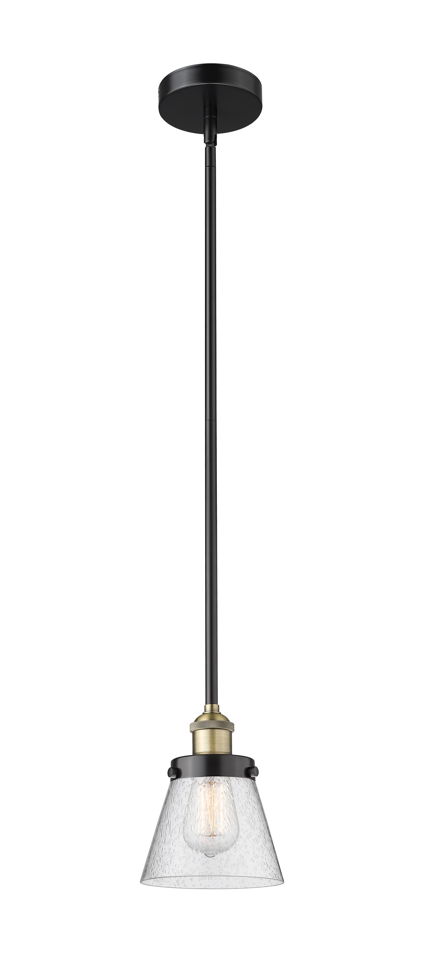 Edison Mini Pendant Antique Brass Finish