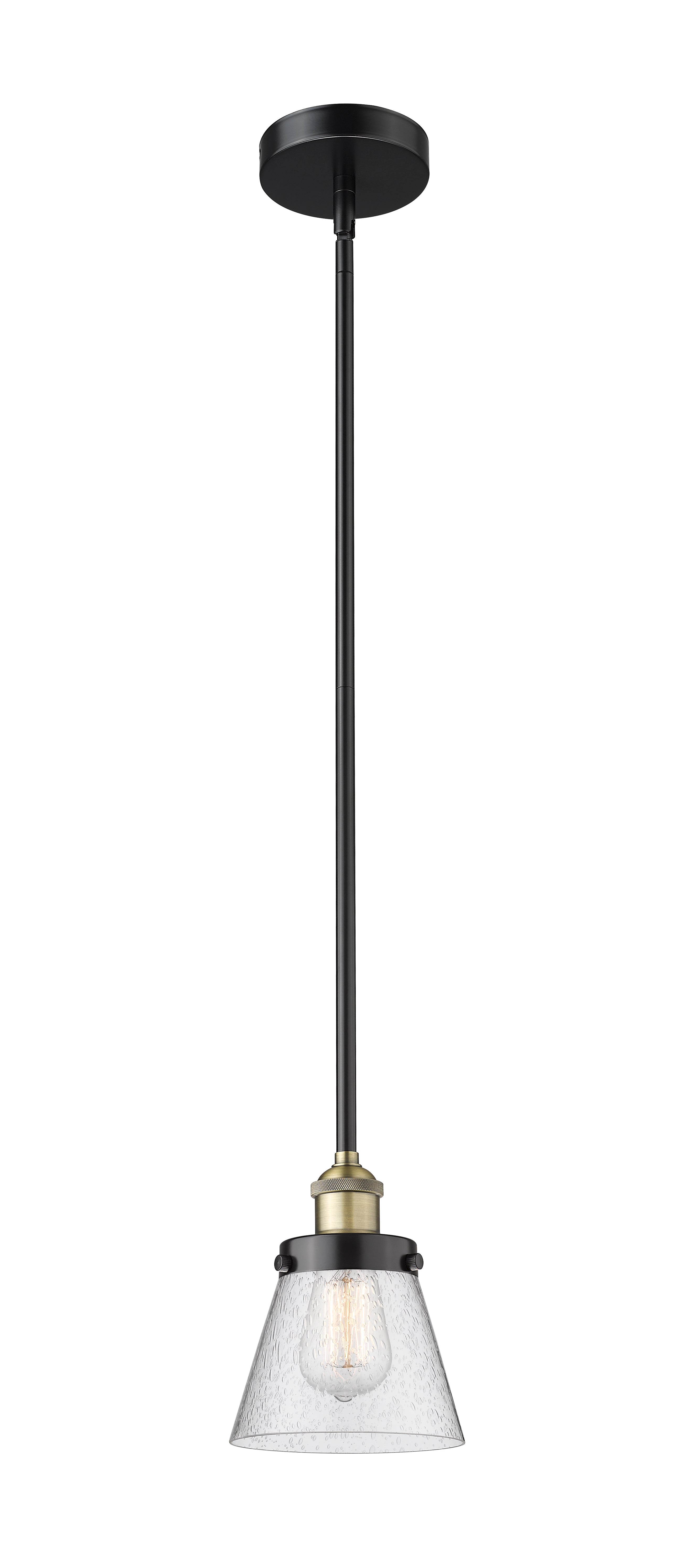 Edison Mini Pendant Antique Brass Finish