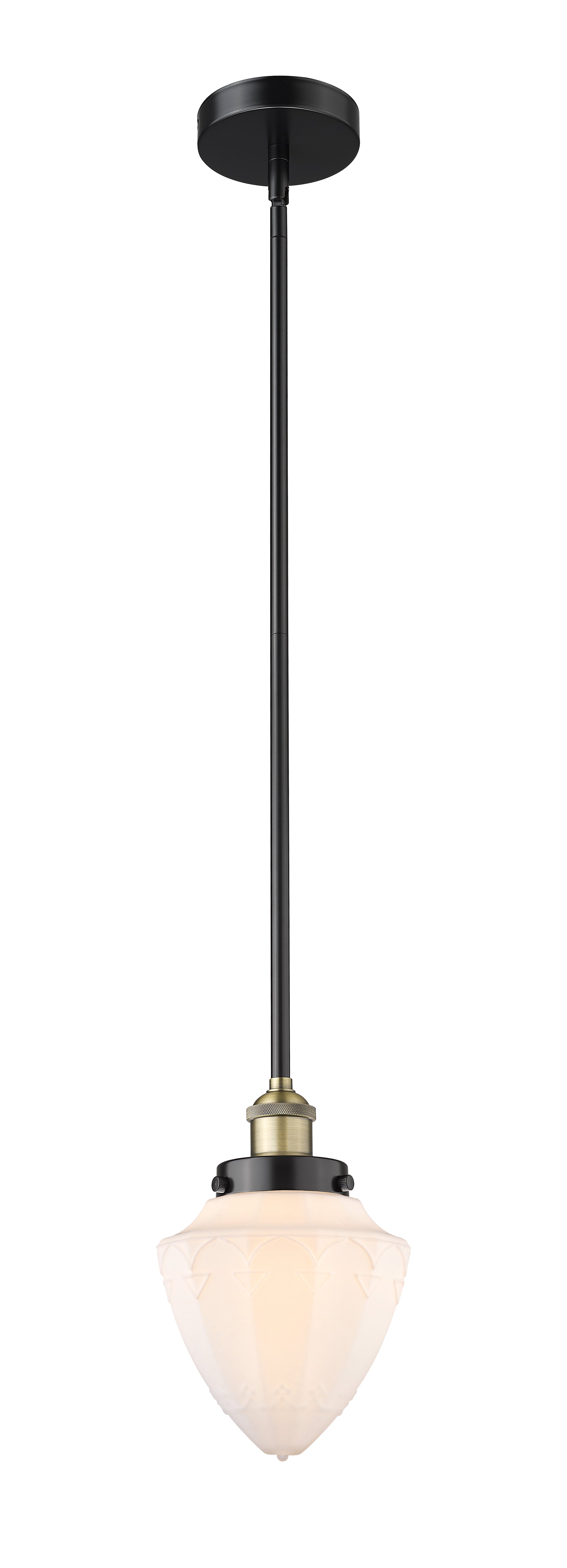 Edison Mini Pendant Black Antique Brass