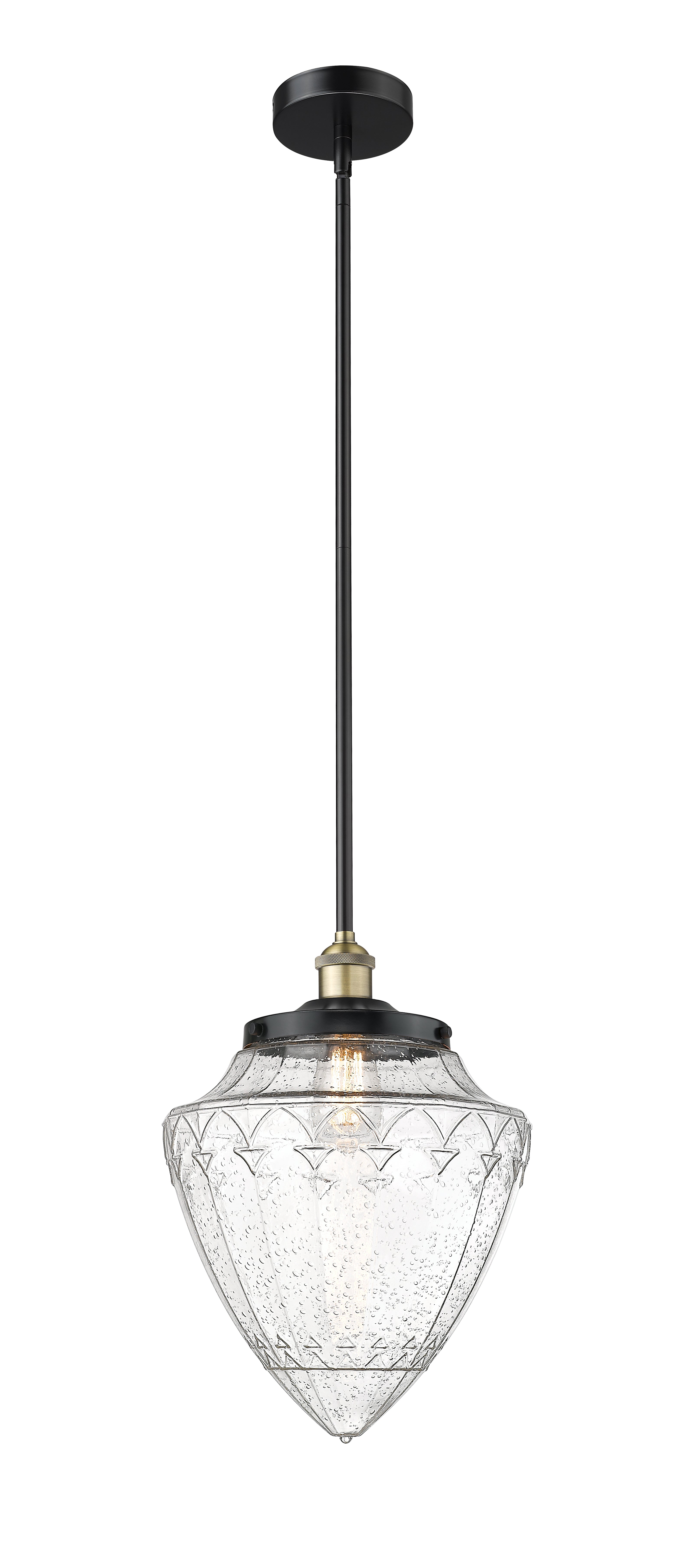 Edison Mini Pendant Black Antique Brass