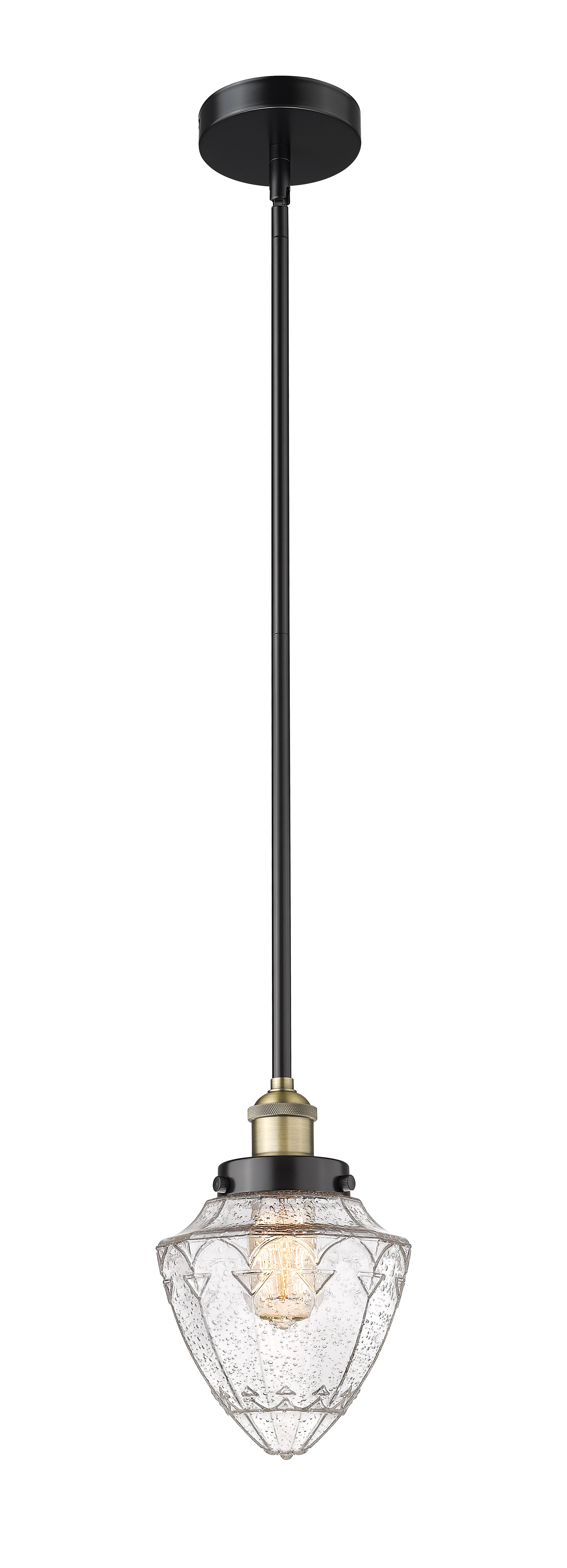 Edison Mini Pendant Black Antique Brass