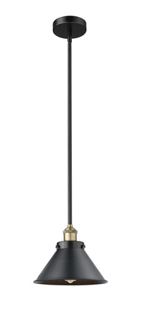 Edison Mini Pendant Cast Brass Black