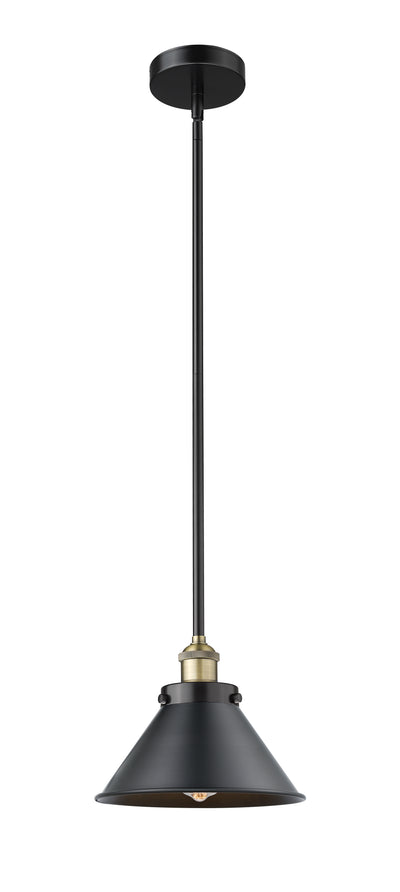 Edison Mini Pendant Cast Brass Black