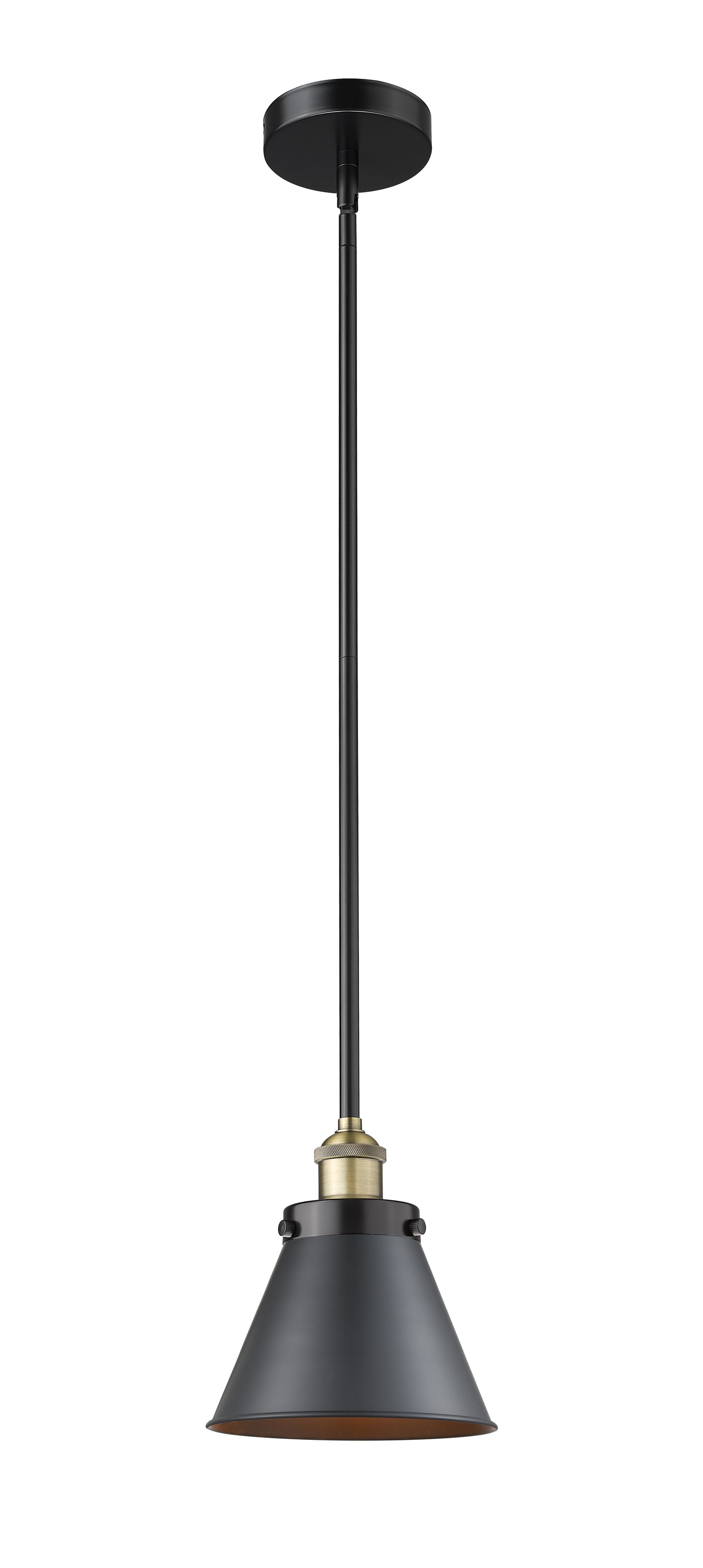 Edison Mini Pendant Black Antique Brass