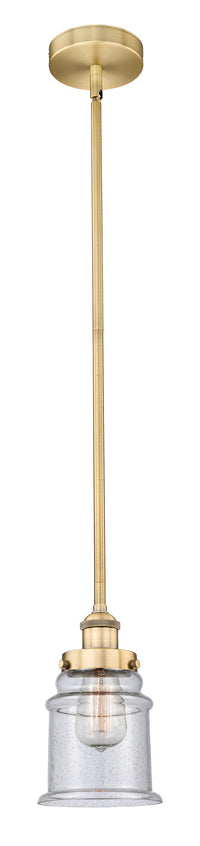 Edison Mini Pendant Antique Brass 6 Inch