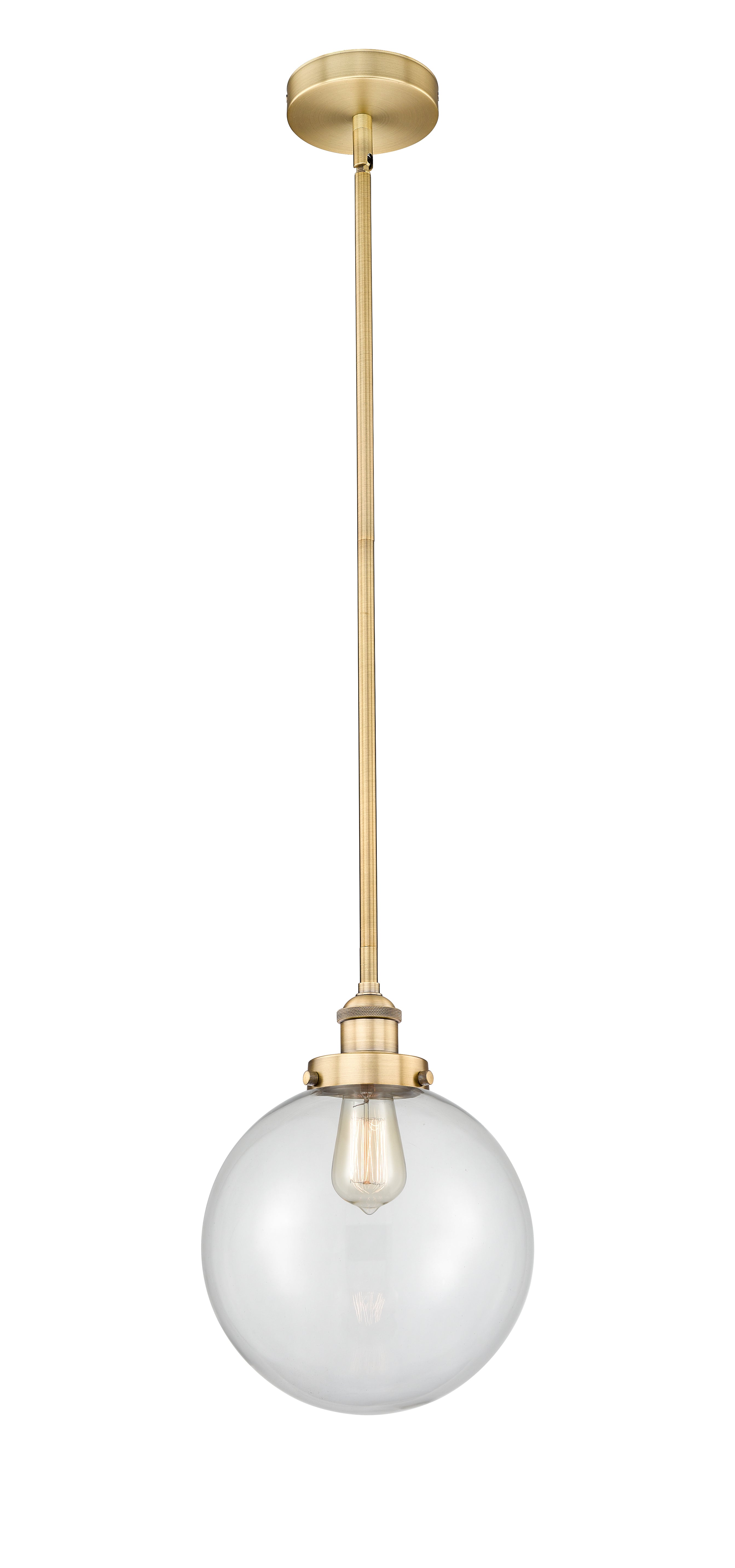 Edison Mini Pendant Antique Brass Cast