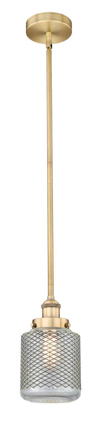 Edison Mini Pendant Antique Brass Finish