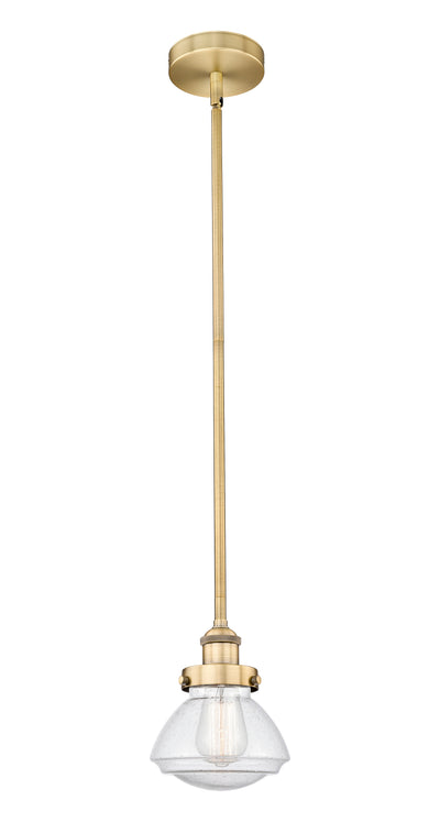 Edison Mini Pendant Cast Brass Antique