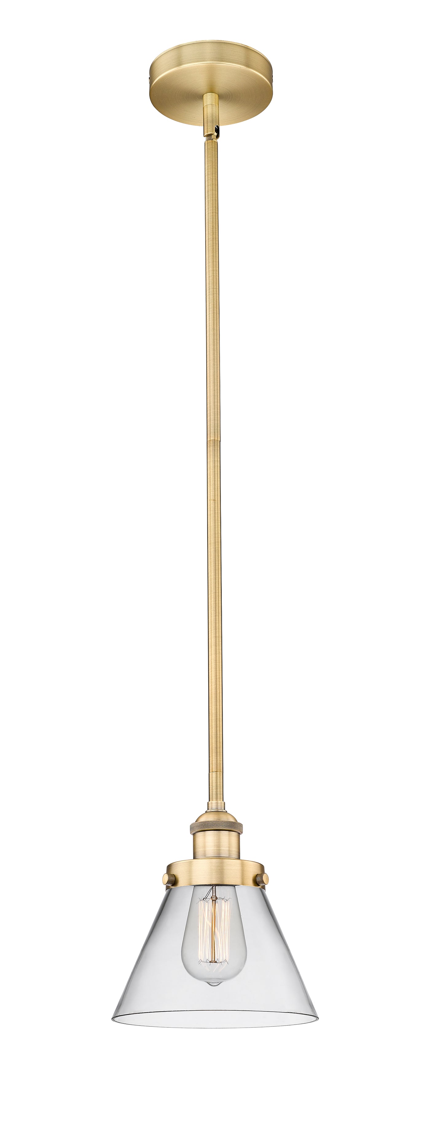 Edison Mini Pendant Cast Brass Dimmable