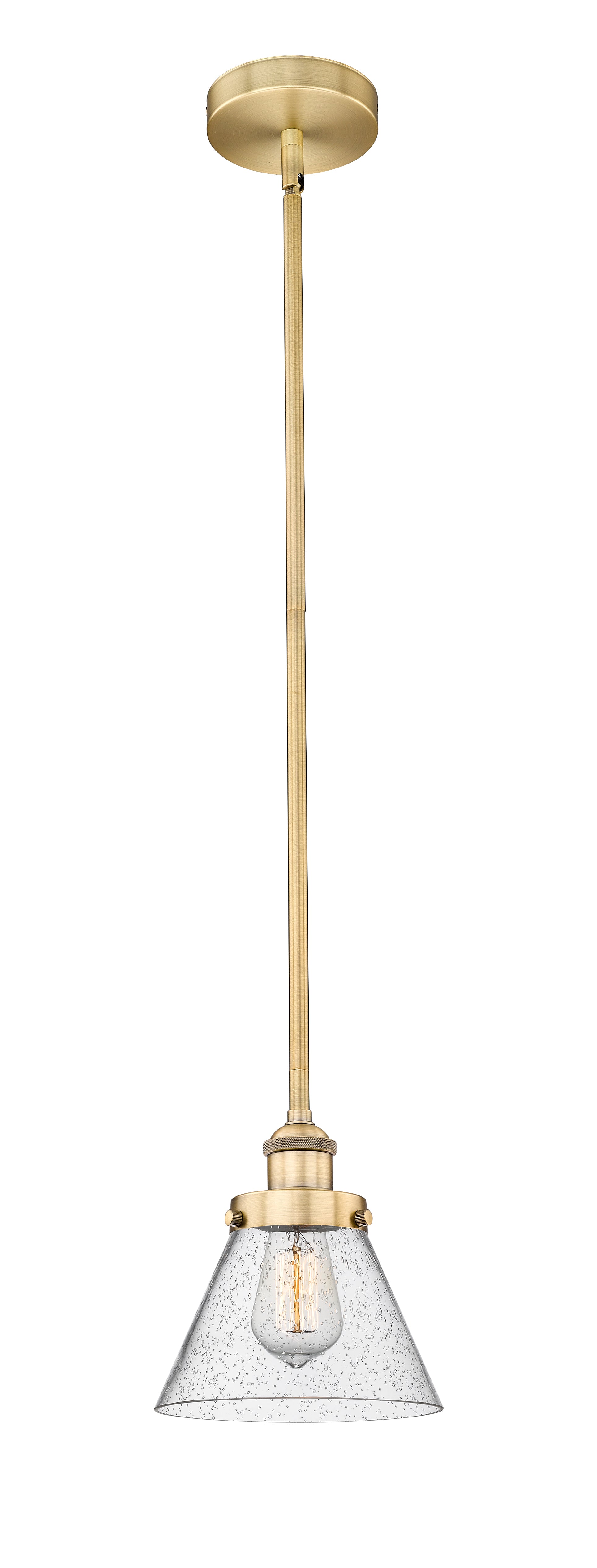 Edison Mini Pendant Cast Brass Dimmable