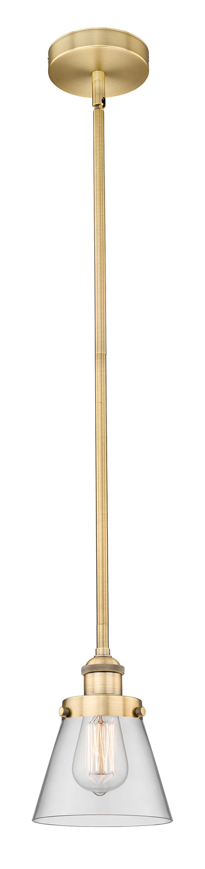Edison Mini Pendant Antique Brass Finish