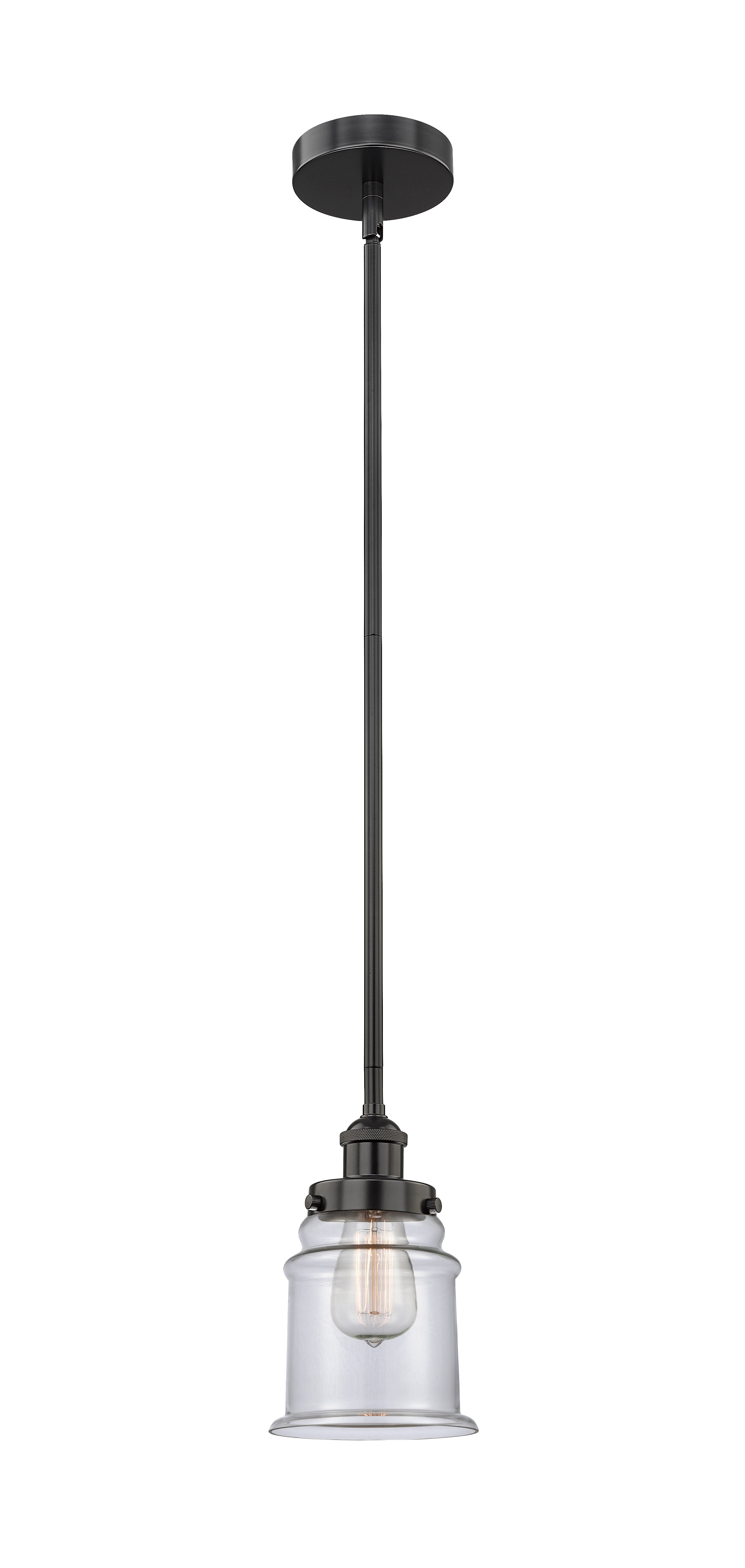 Edison Mini Pendant Antique Brass 6 Inch